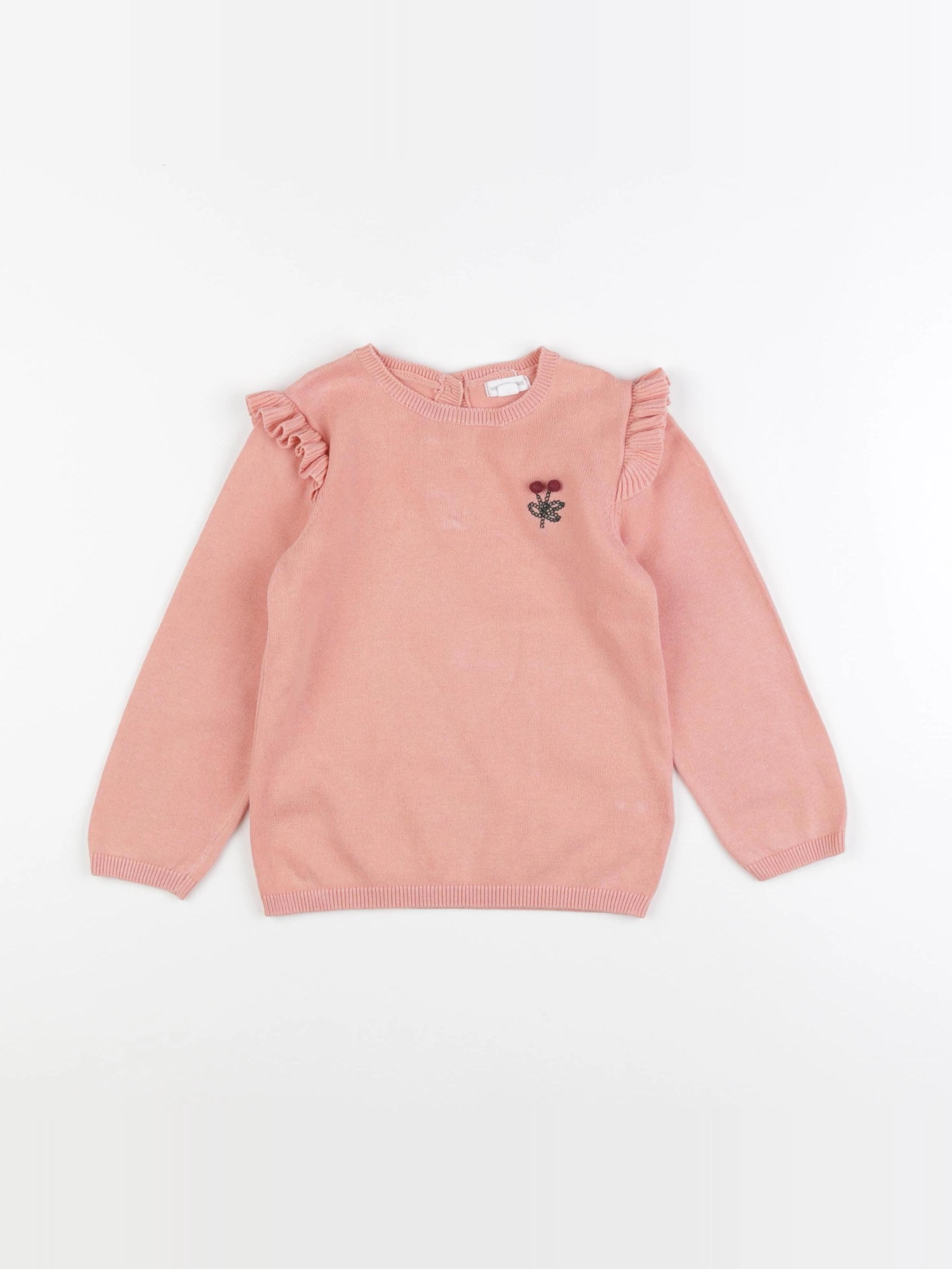 Vertbaudet - pull rose - 3 ans