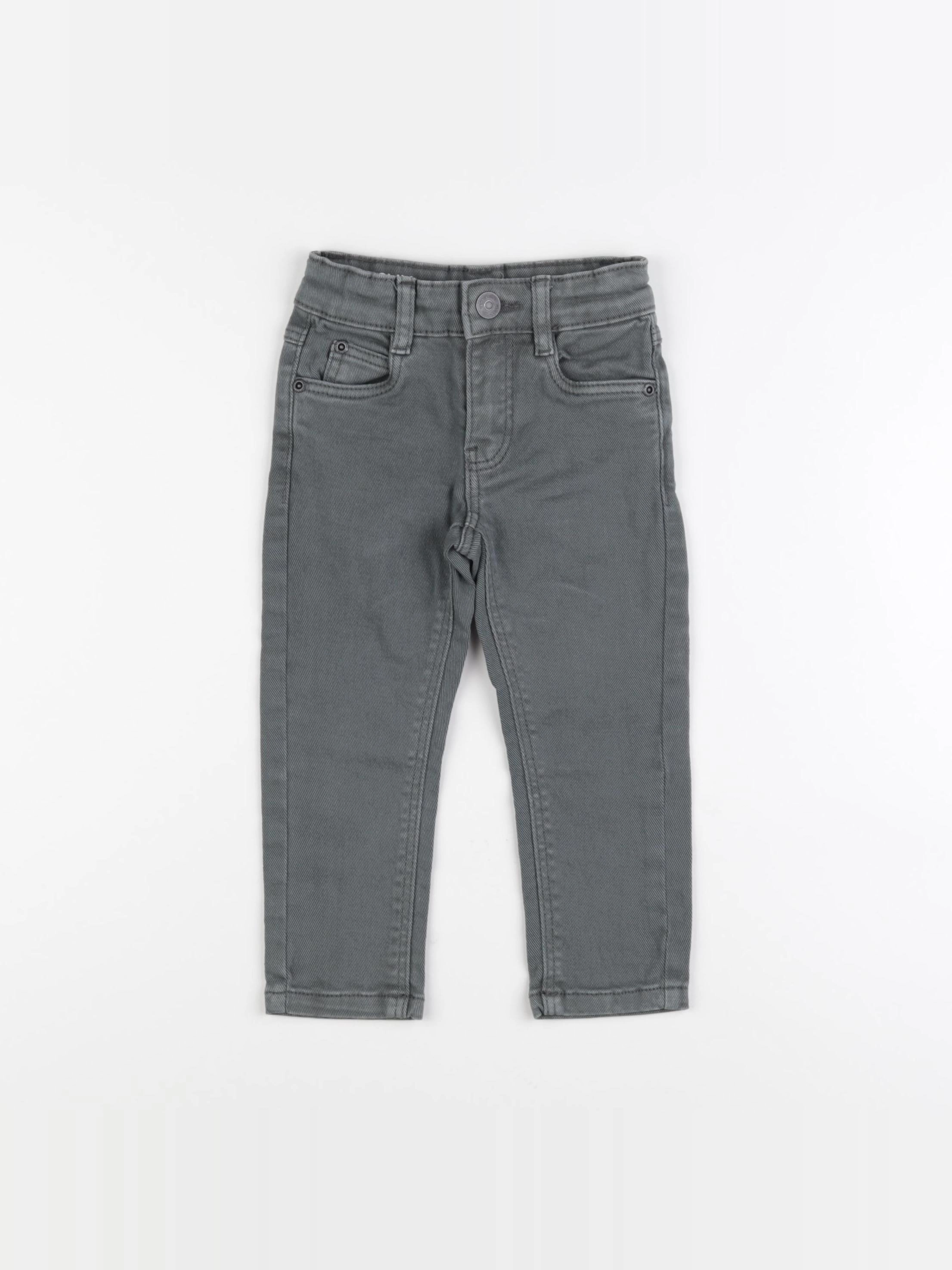 Vertbaudet - jean vert - 2 ans
