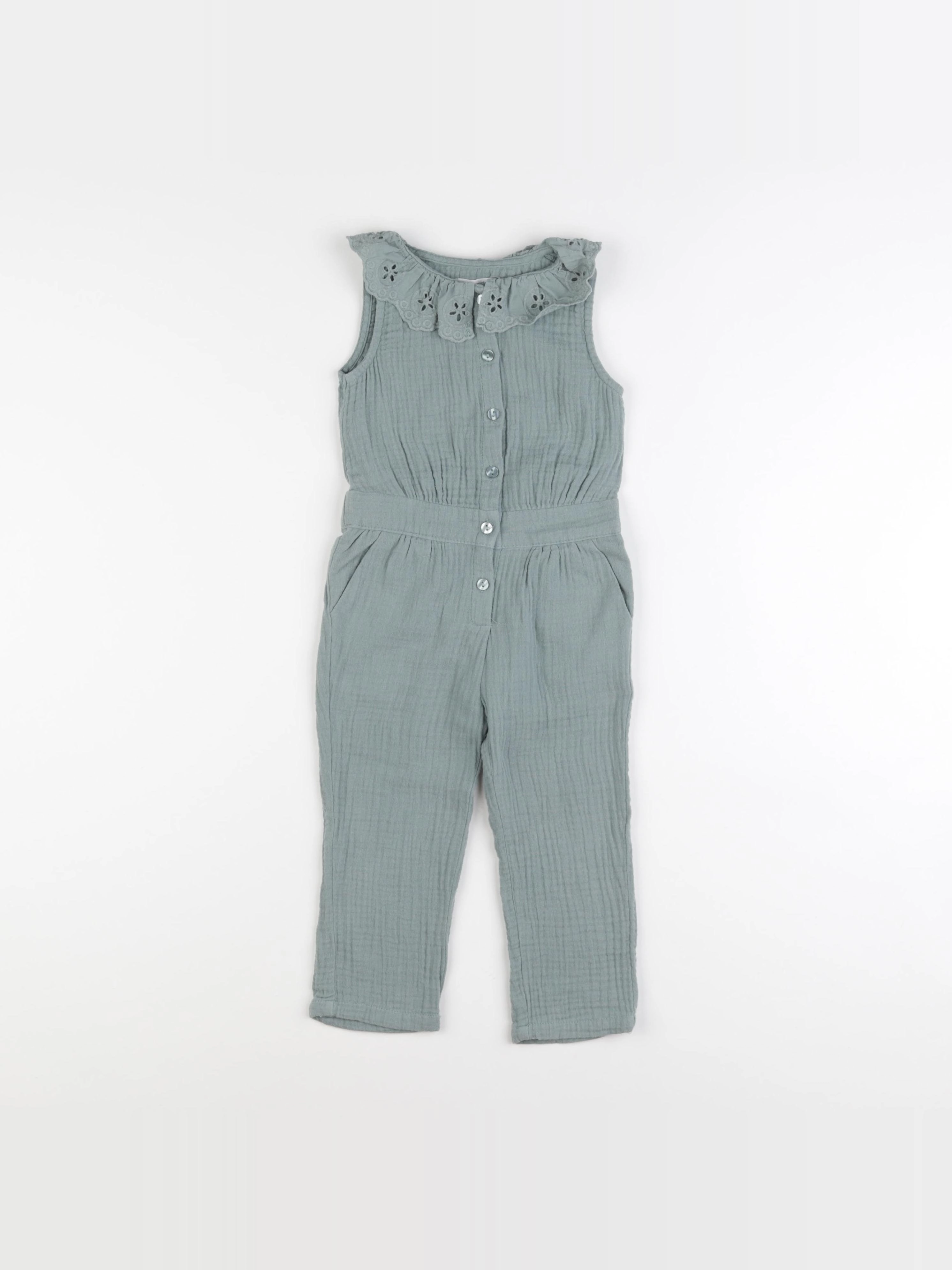 Vertbaudet - combinaison vert - 2 ans