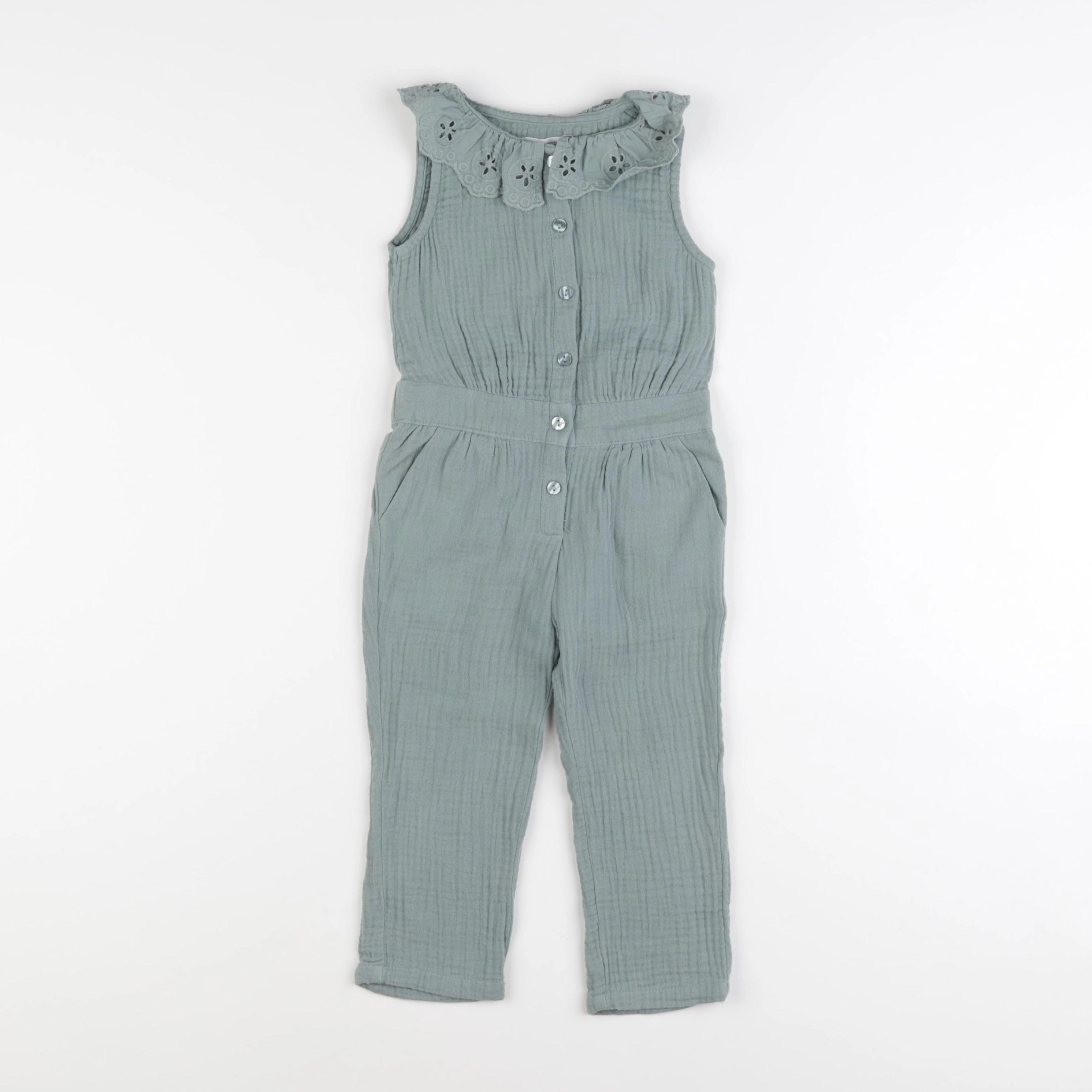 Vertbaudet - combinaison vert - 2 ans