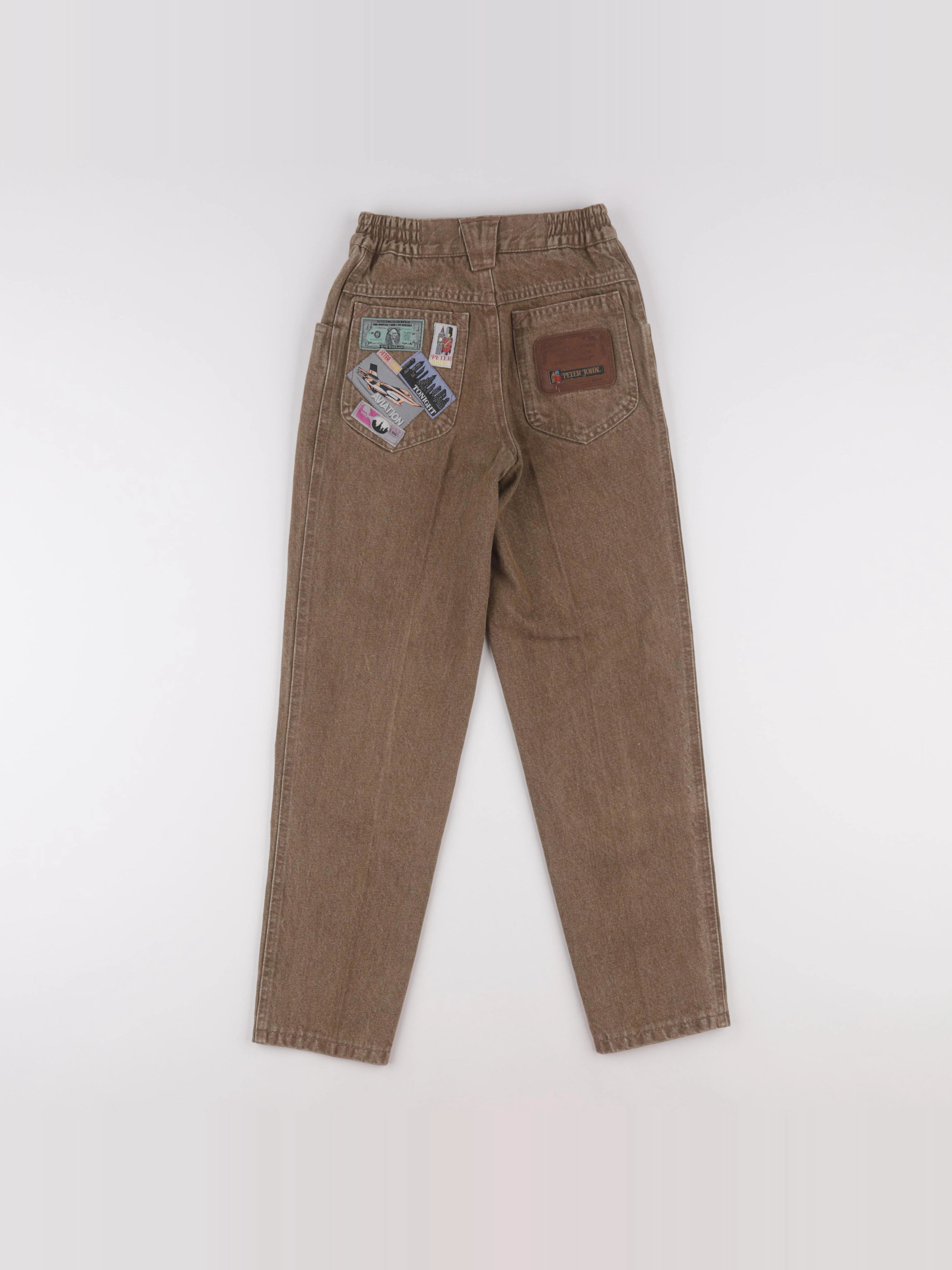 Vintage - jean marron - 6/7 ans