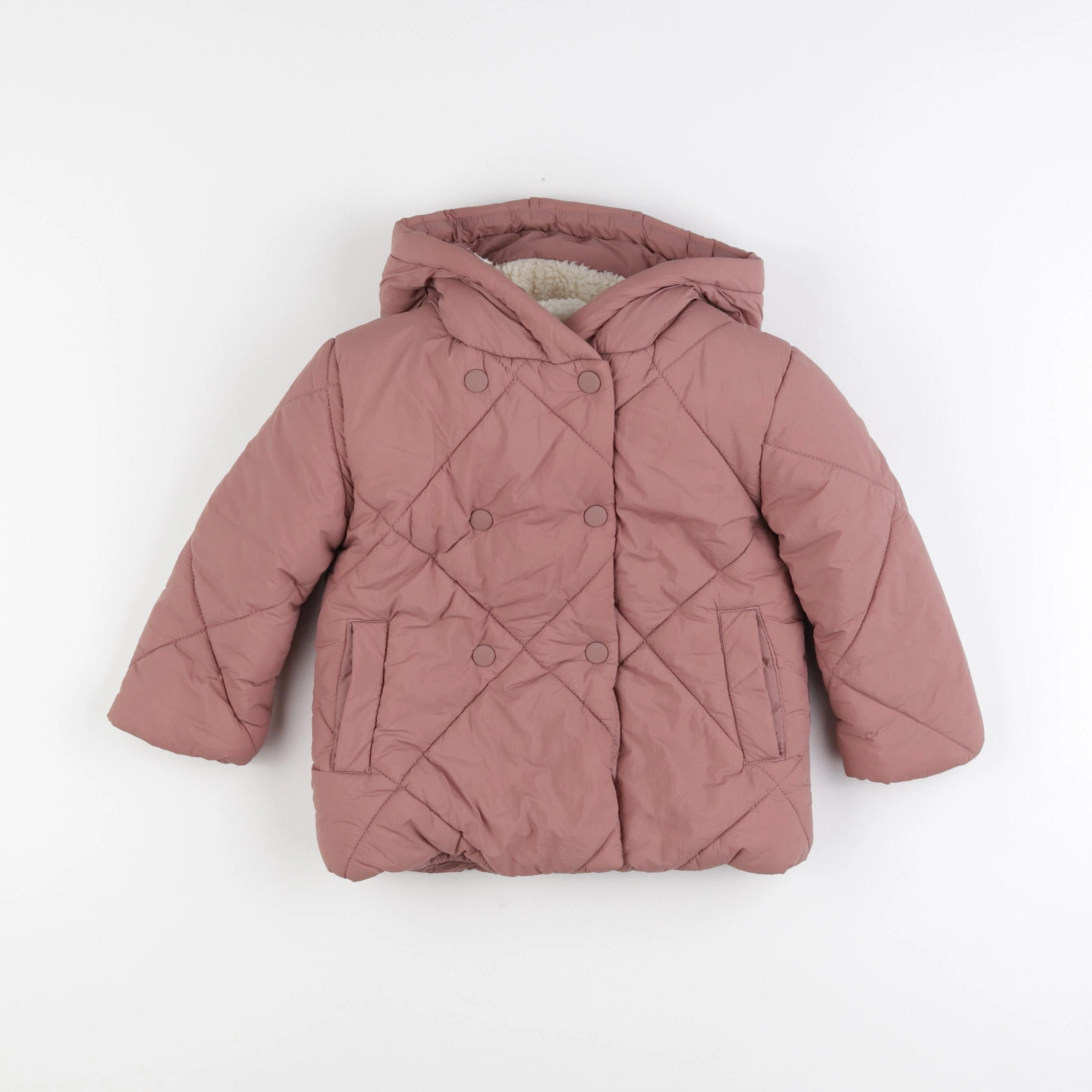 Vertbaudet - doudoune rose - 3 ans