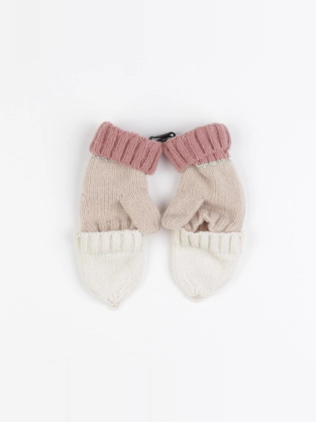 Vertbaudet - moufles beige - 2/3 ans
