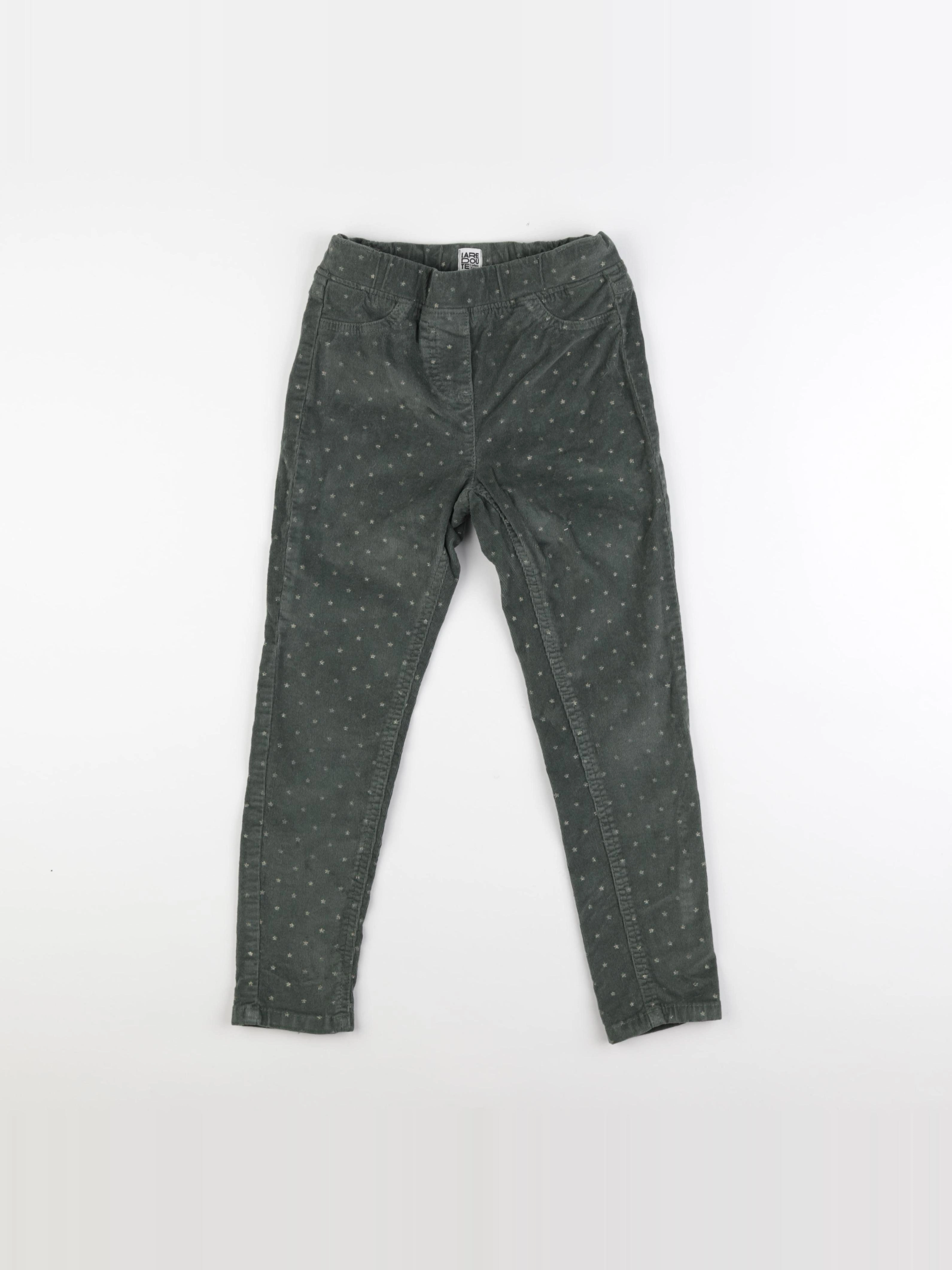 La Redoute - pantalon vert, or - 8 ans