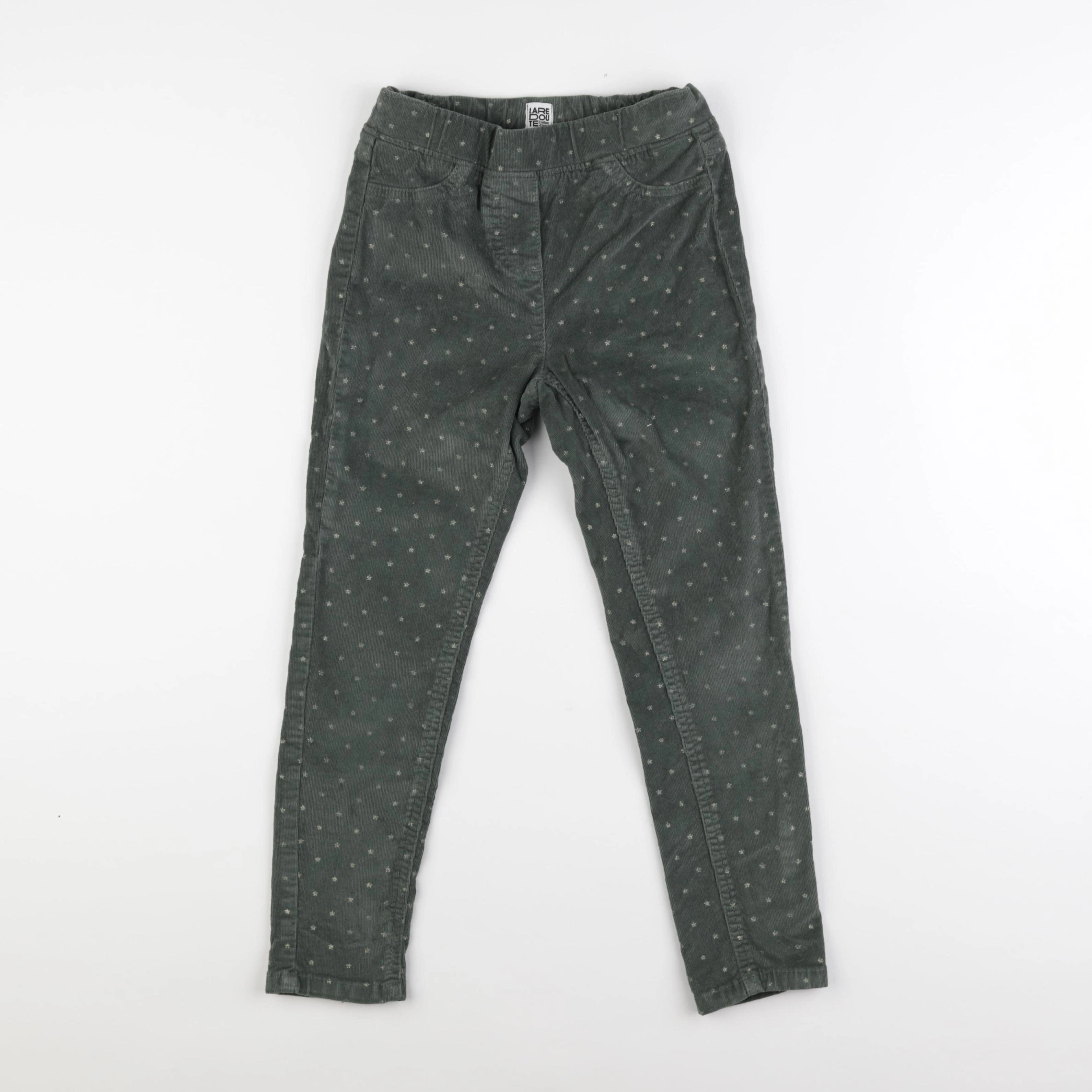 La Redoute - pantalon vert, or - 8 ans