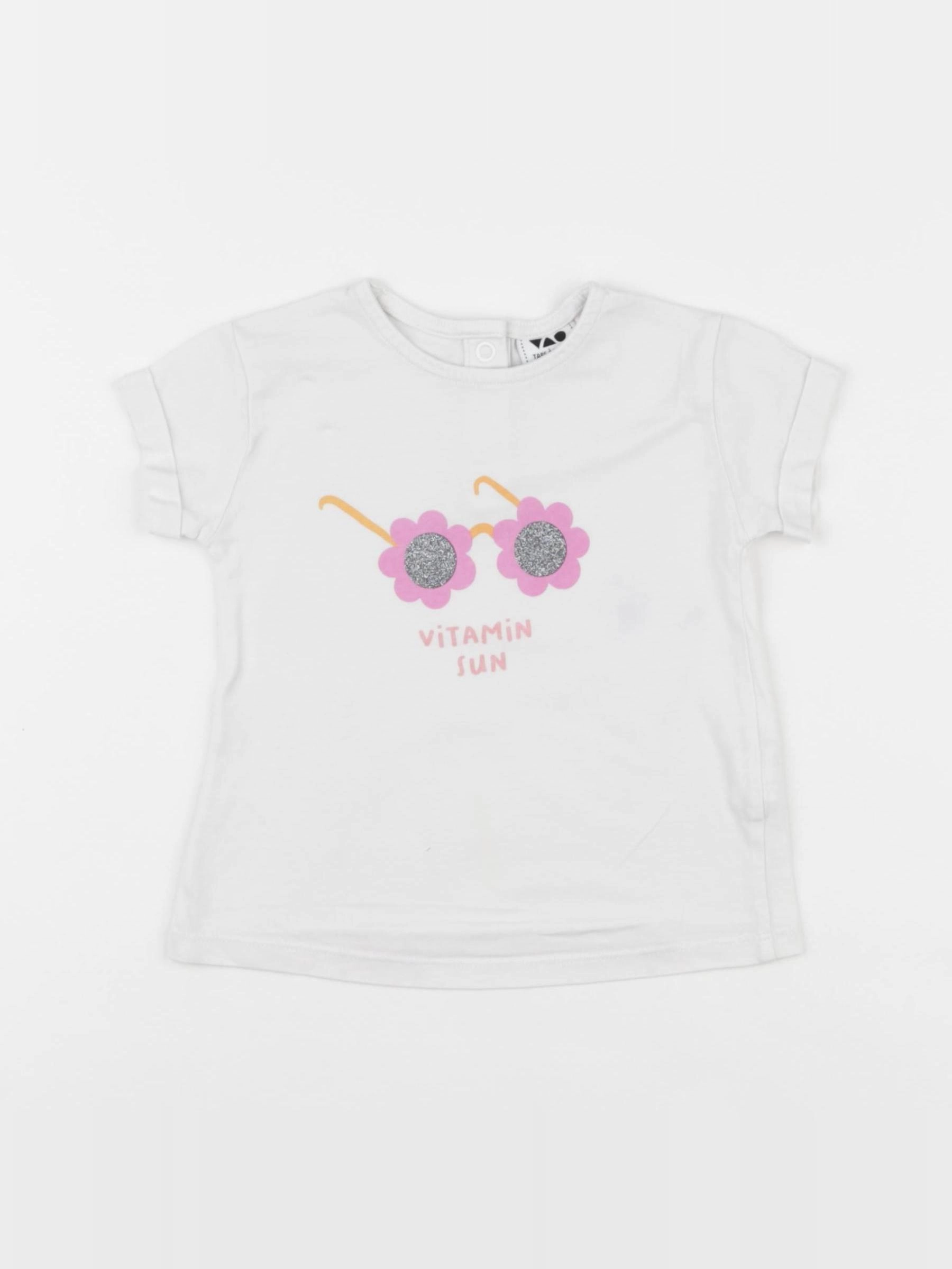 Tape à l'oeil - tee-shirt blanc - 18 mois