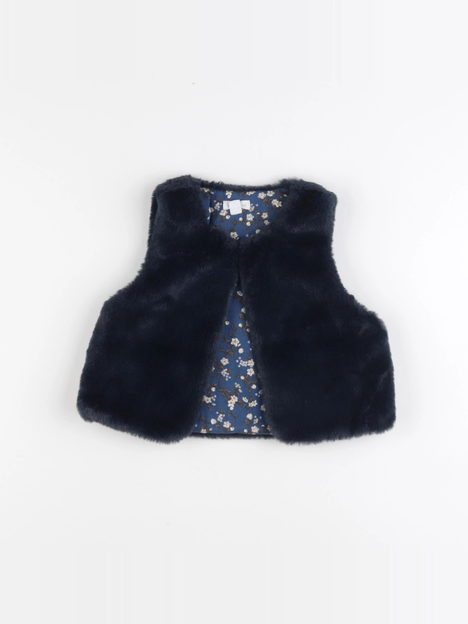 Vertbaudet - gilet bleu - 18 mois