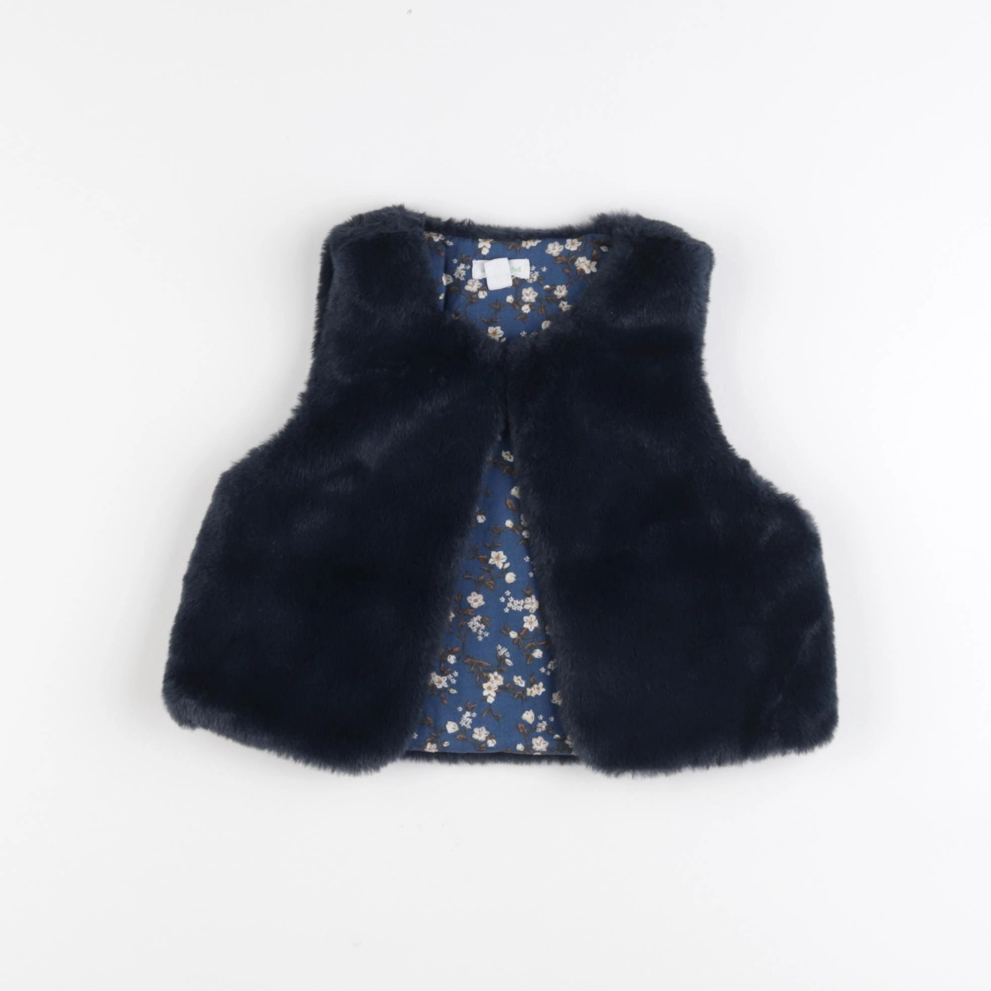 Vertbaudet - gilet bleu - 18 mois