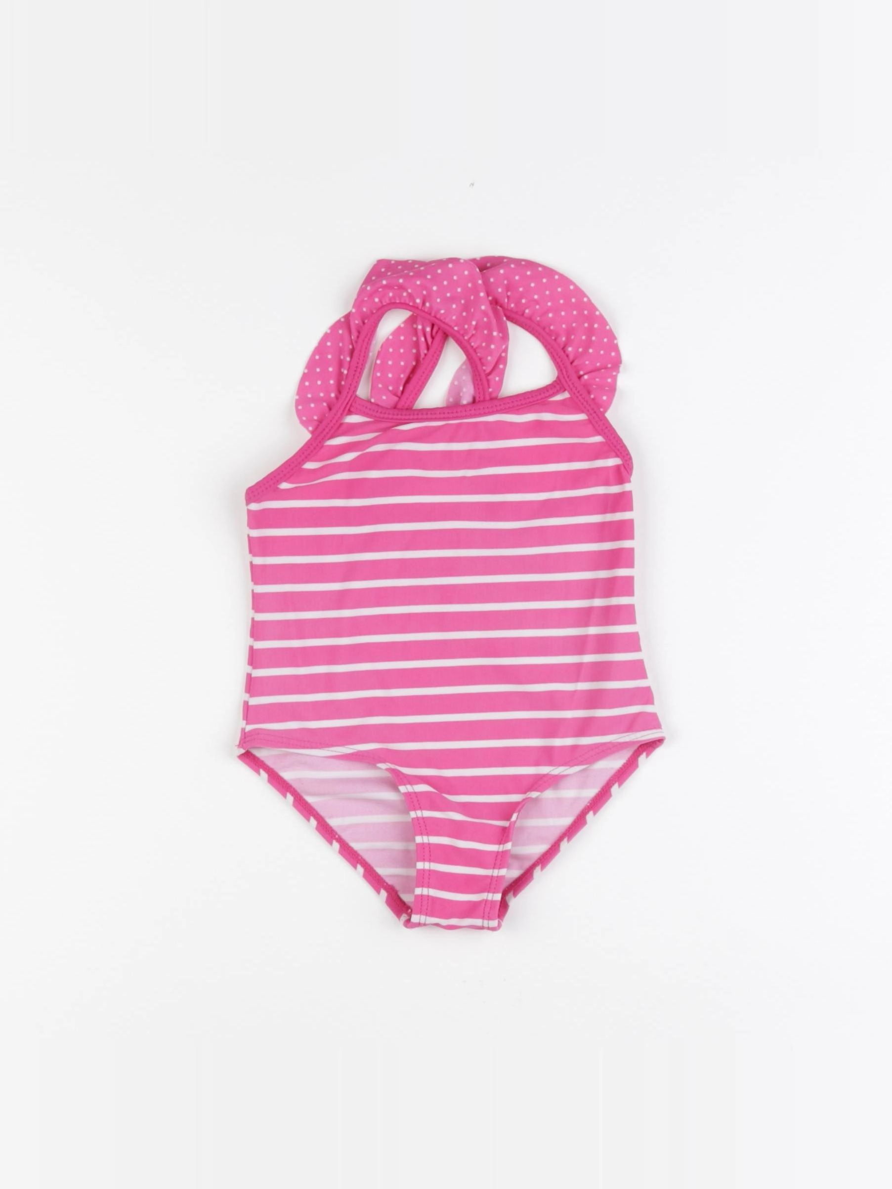Vertbaudet - maillot de bain rose - 18 mois