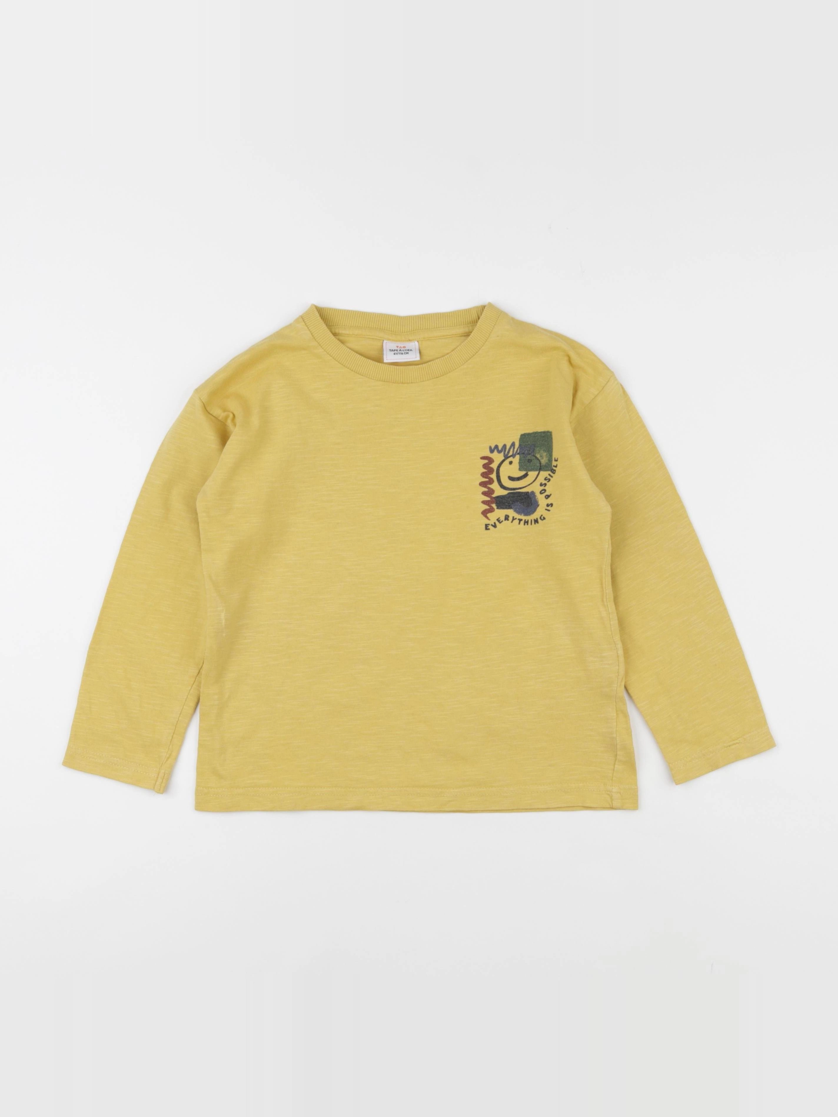 Tape à l'oeil - tee-shirt jaune - 6 ans