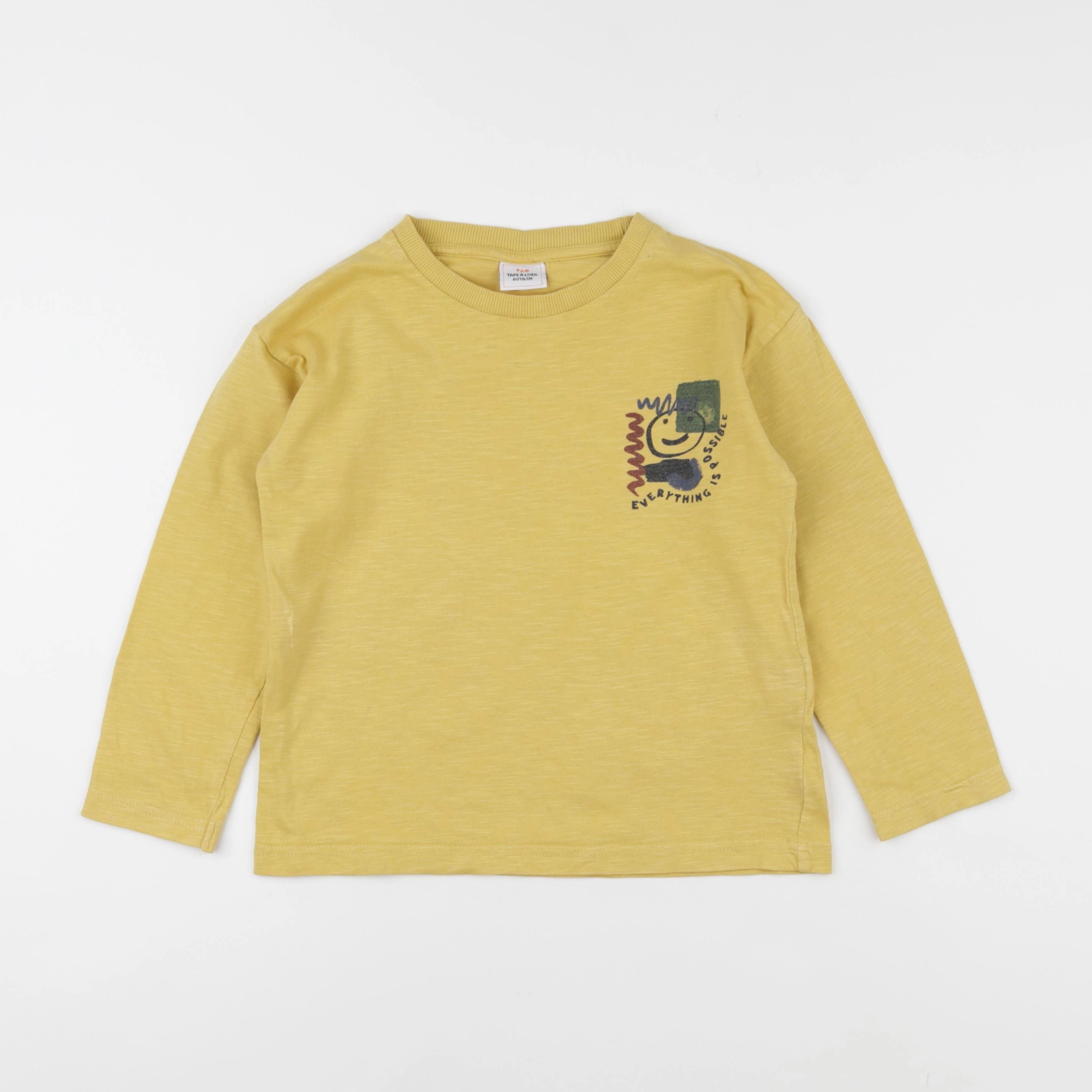 Tape à l'oeil - tee-shirt jaune - 6 ans