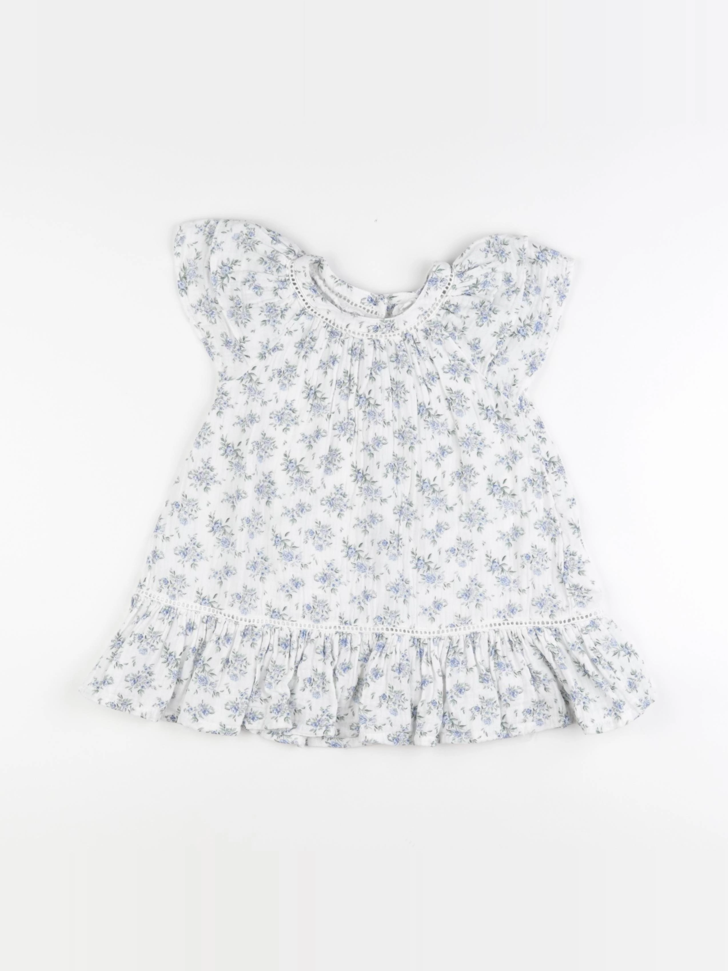Vertbaudet - robe bleu - 24 mois