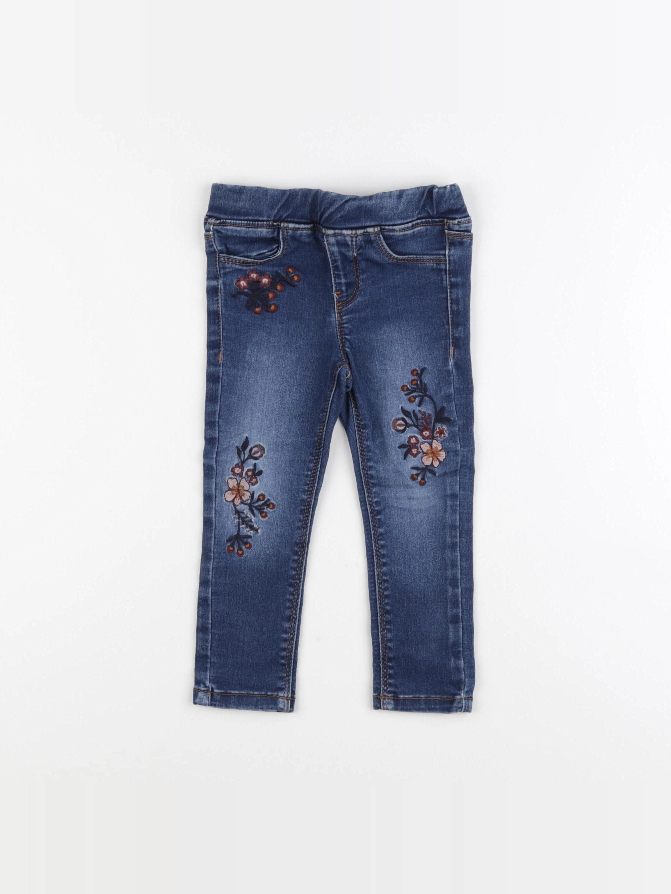 Vertbaudet - jegging bleu - 2 ans