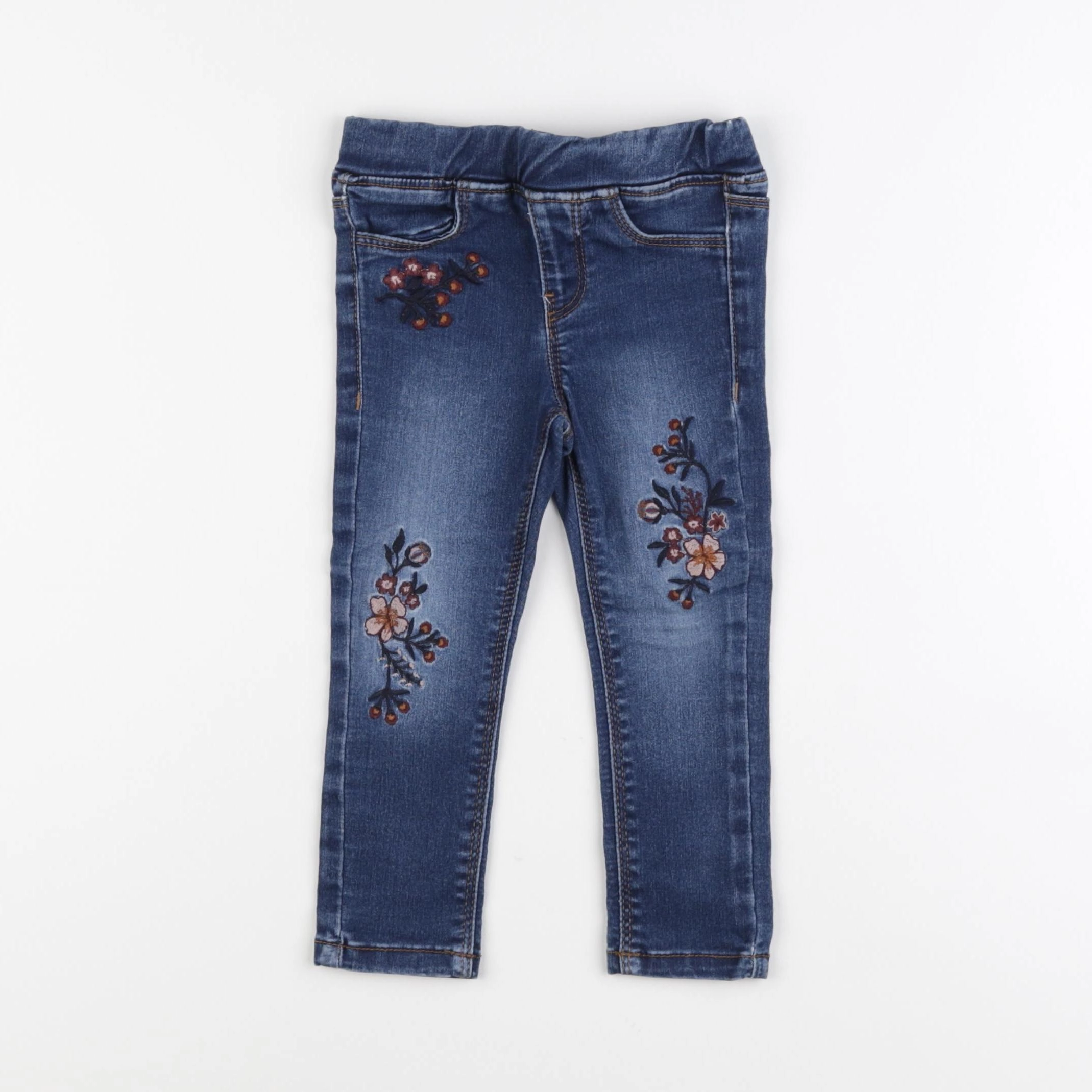 Vertbaudet - jegging bleu - 2 ans