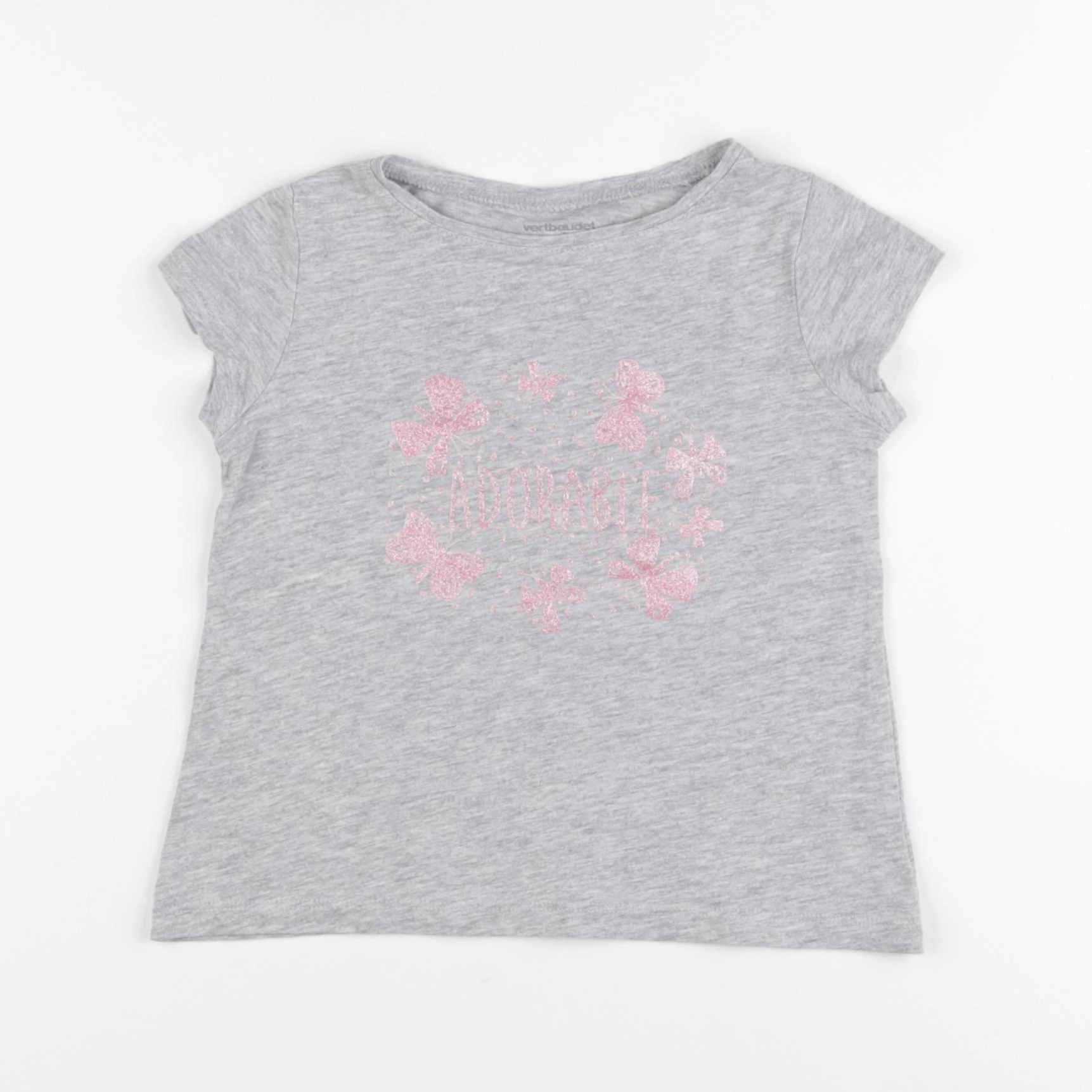 Vertbaudet - tee-shirt gris - 3 ans