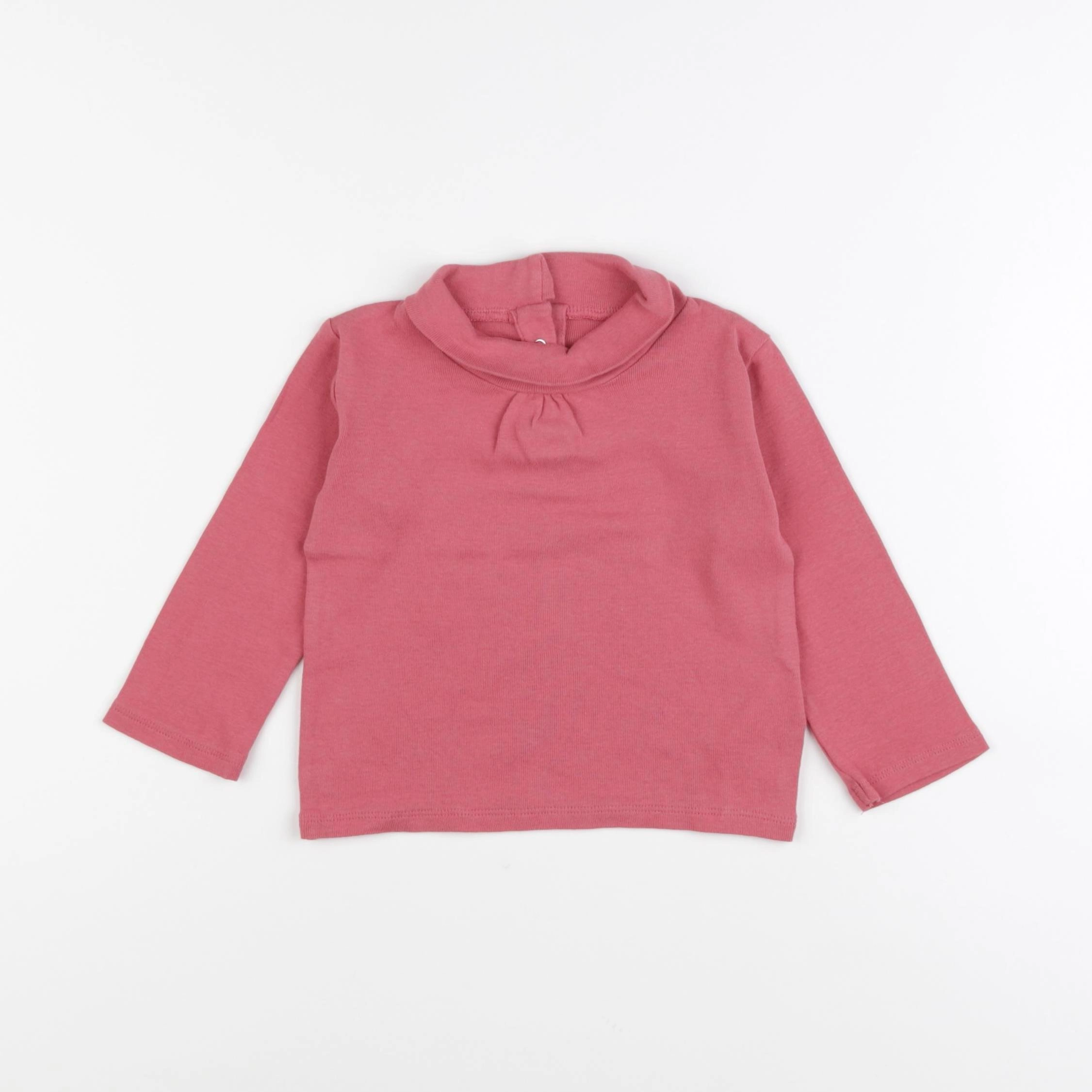 Vertbaudet - sous-pull rose - 18 mois