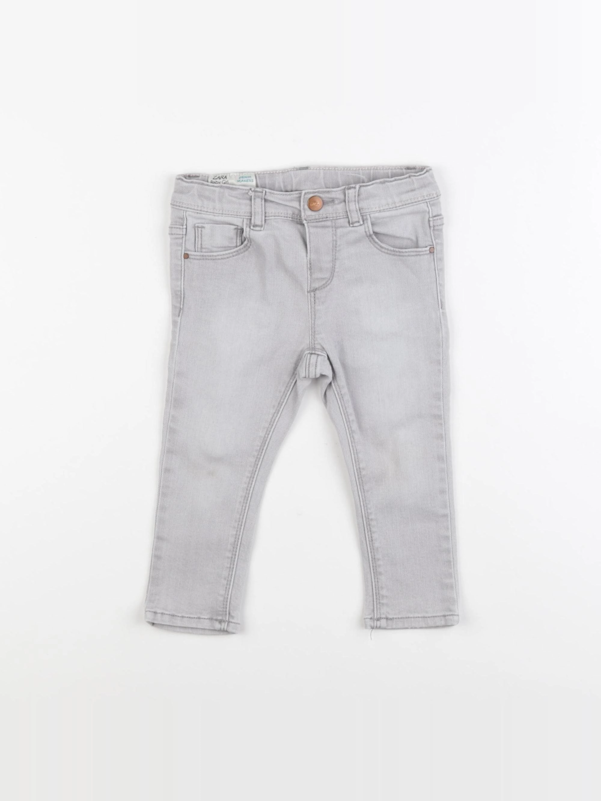 Zara - jean gris - 12/18 mois