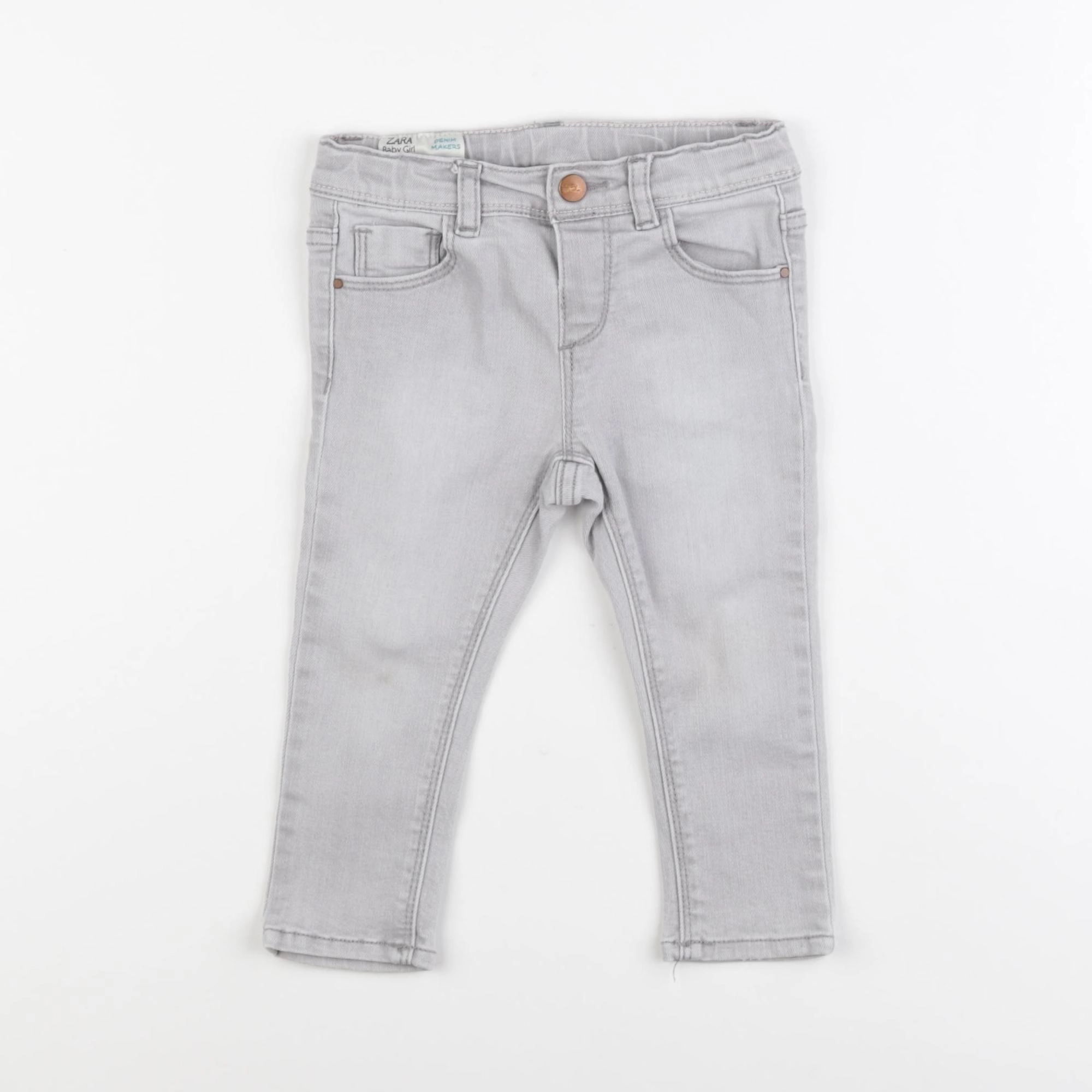 Zara - jean gris - 12/18 mois