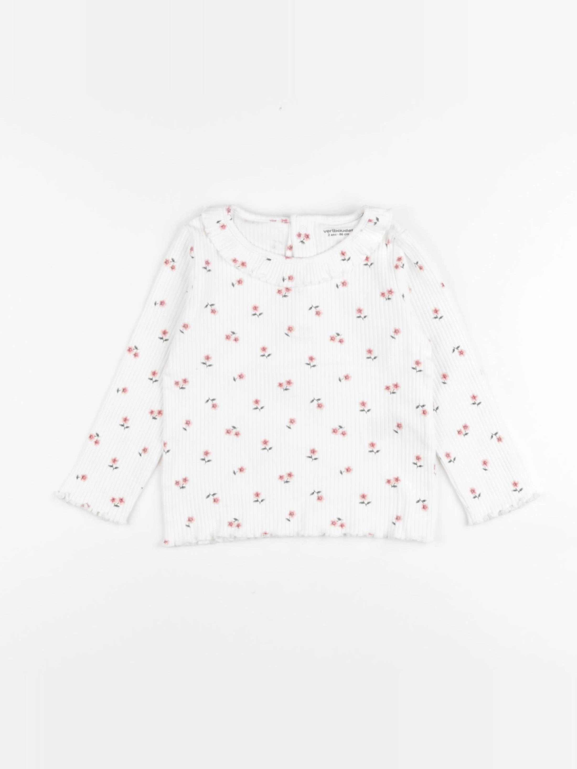 Vertbaudet - tee-shirt multicolore - 2 ans