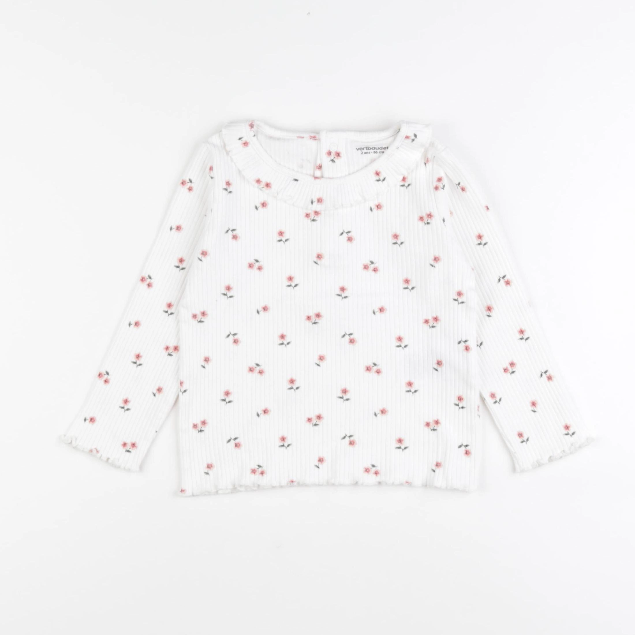 Vertbaudet - tee-shirt multicolore - 2 ans
