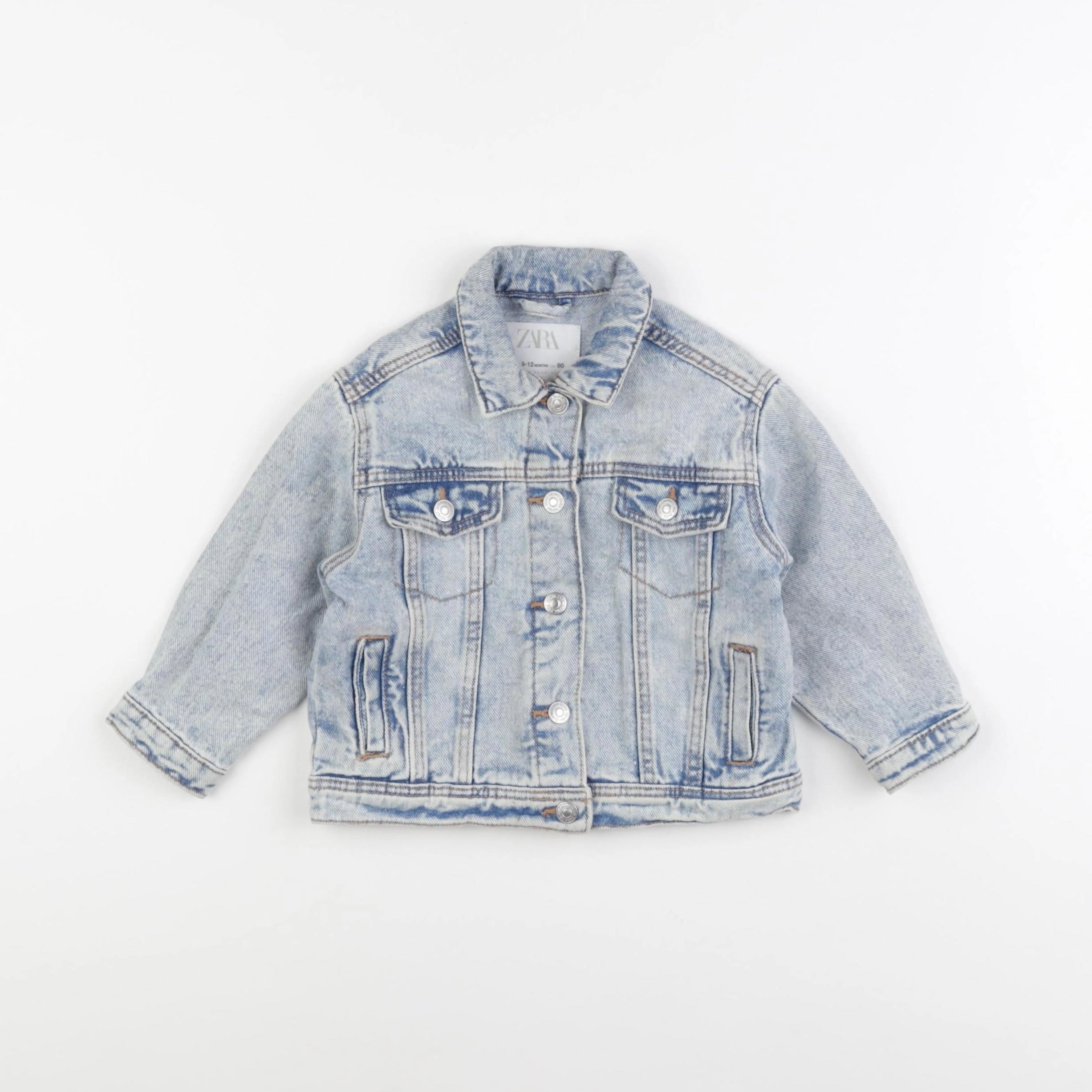 Zara - veste bleu - 9/12 mois