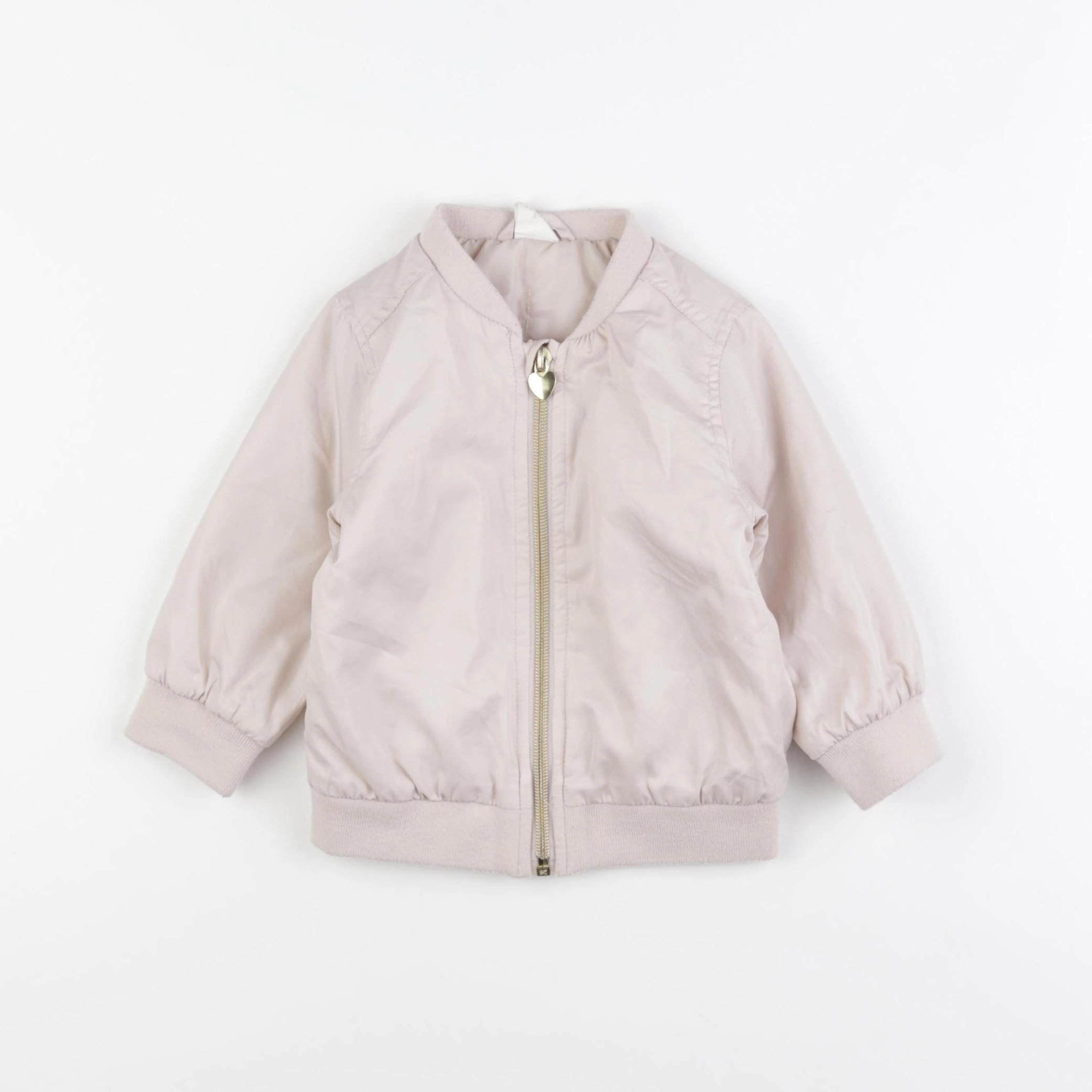 H&M - veste rose - 6/9 mois