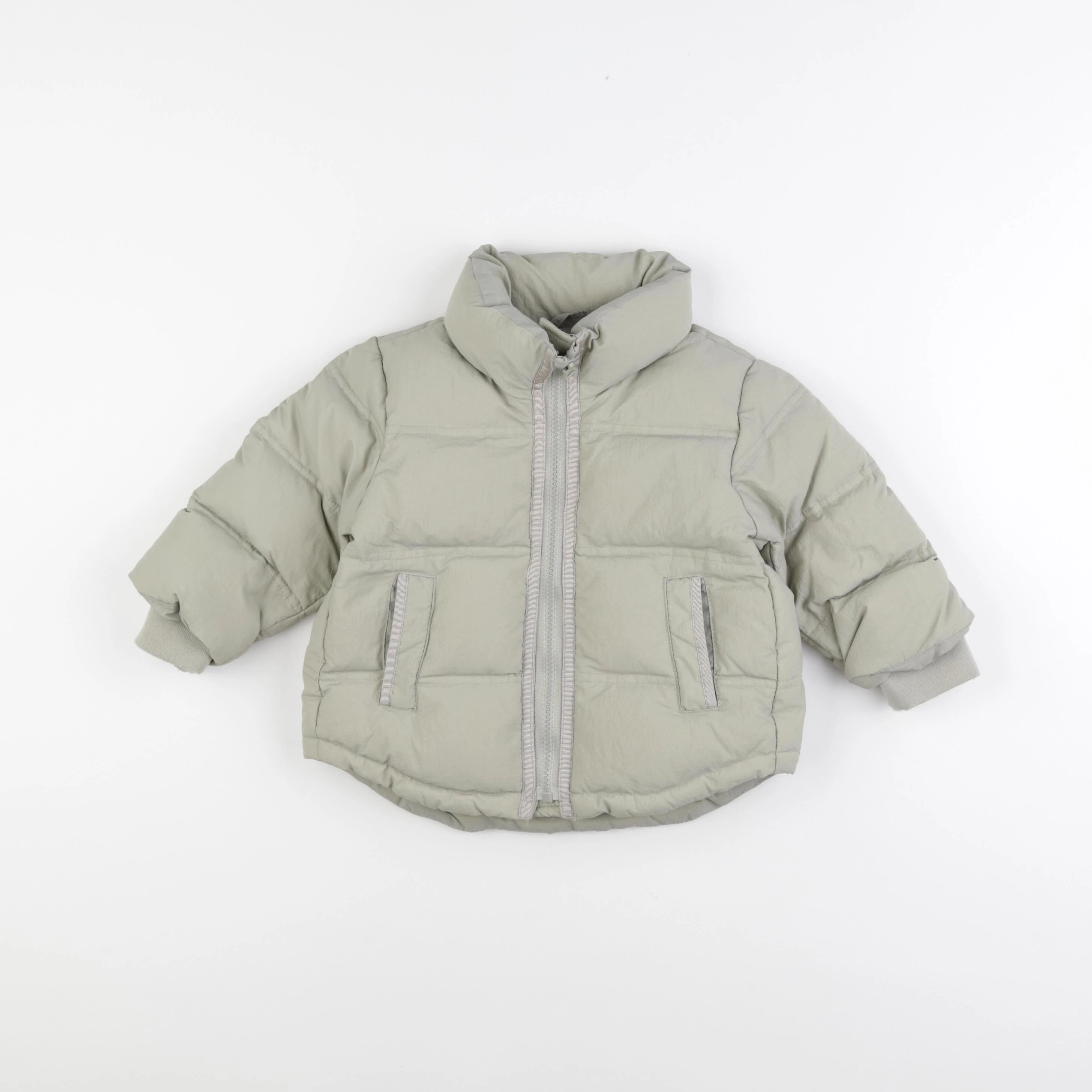 Zara - doudoune vert - 9/12 mois