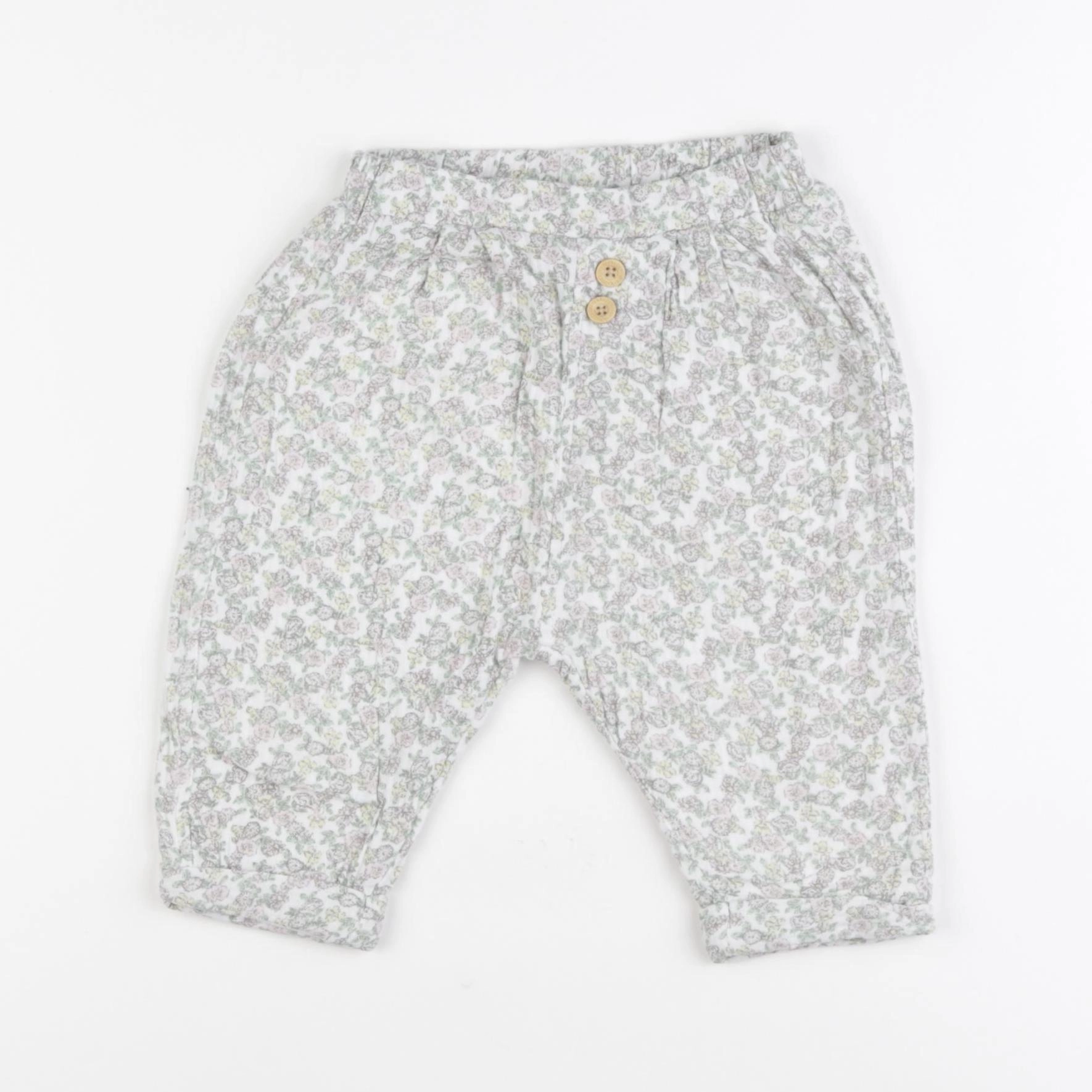 Vertbaudet - pantalon multicolore - 9 mois