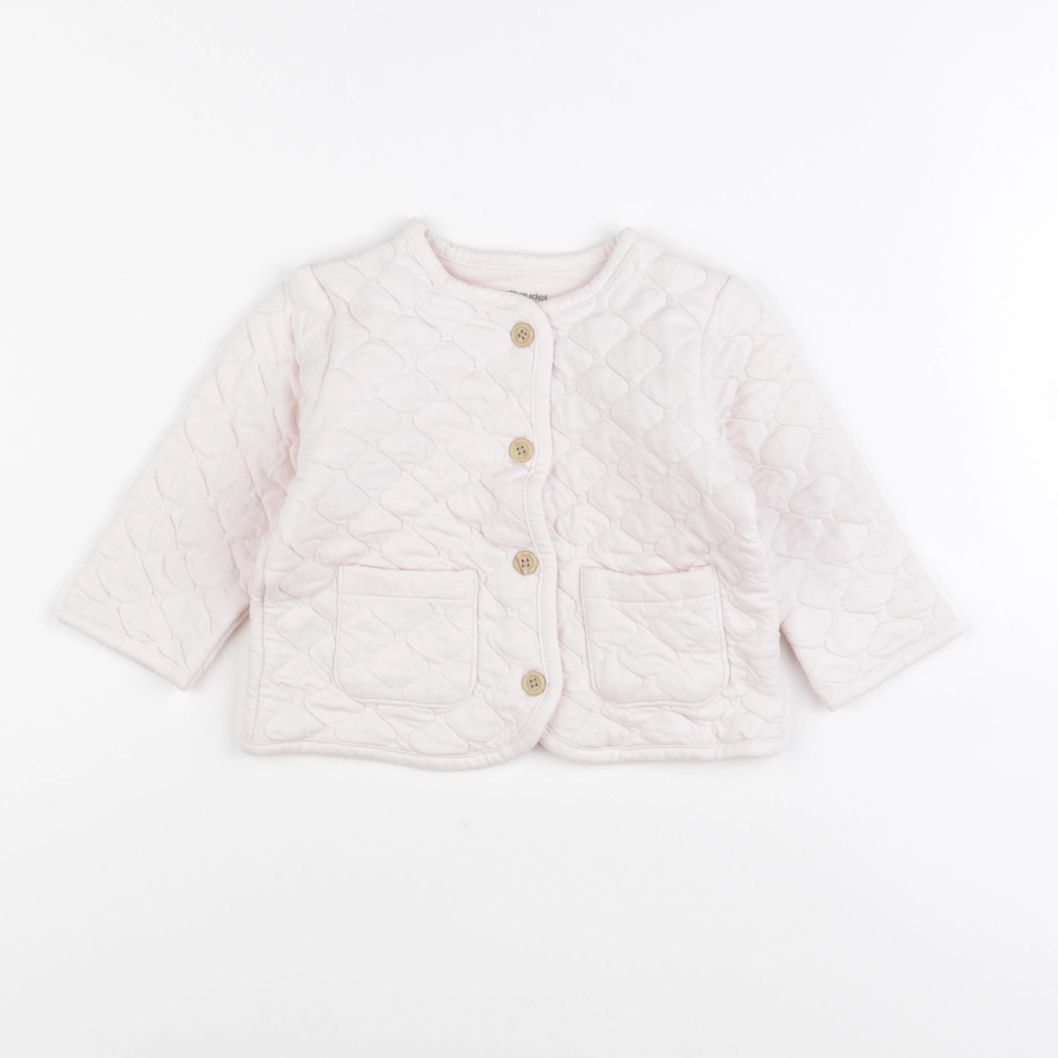 Vertbaudet - veste rose - 9 mois