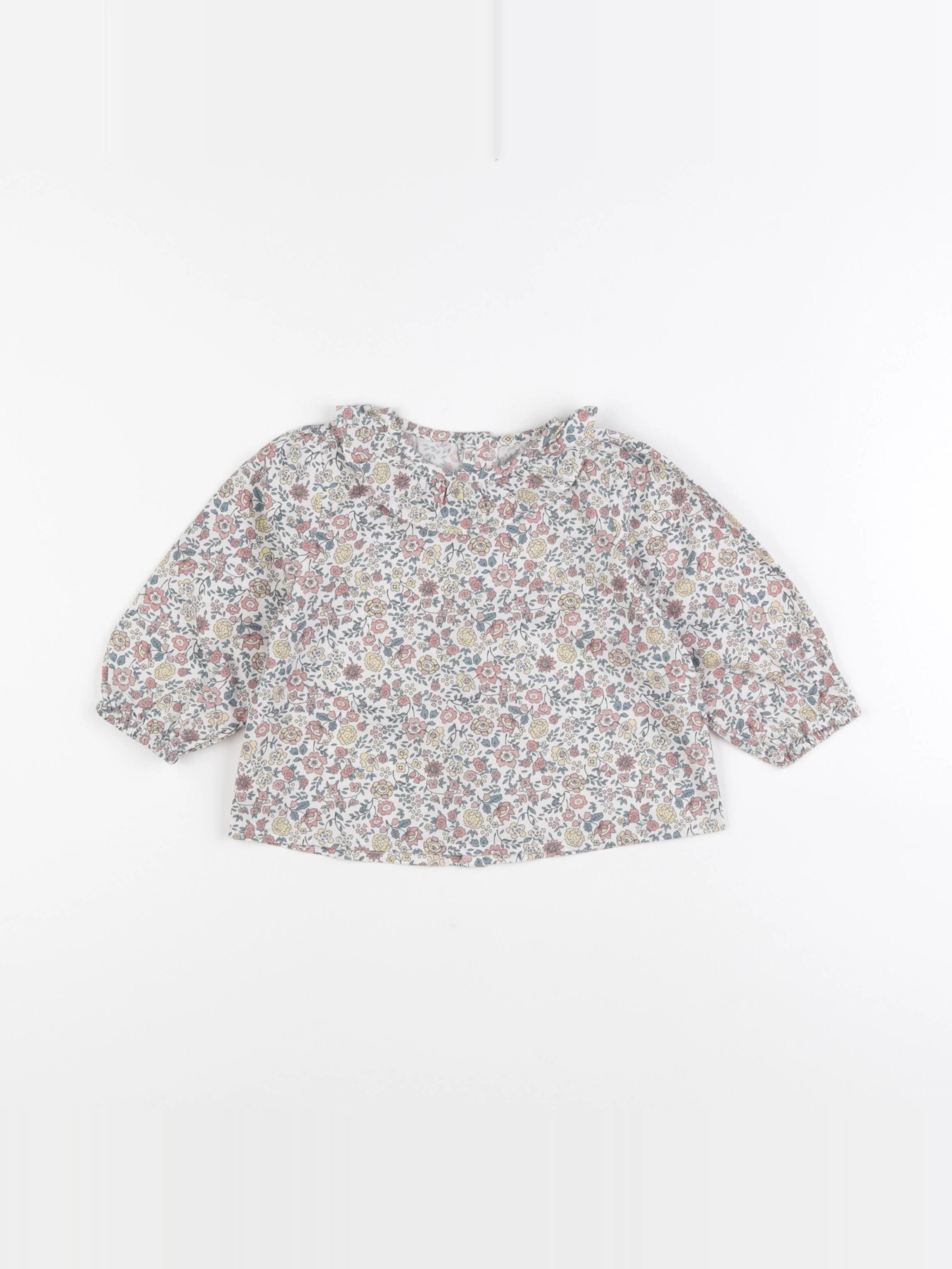 Vertbaudet - blouse multicolore - 9 mois