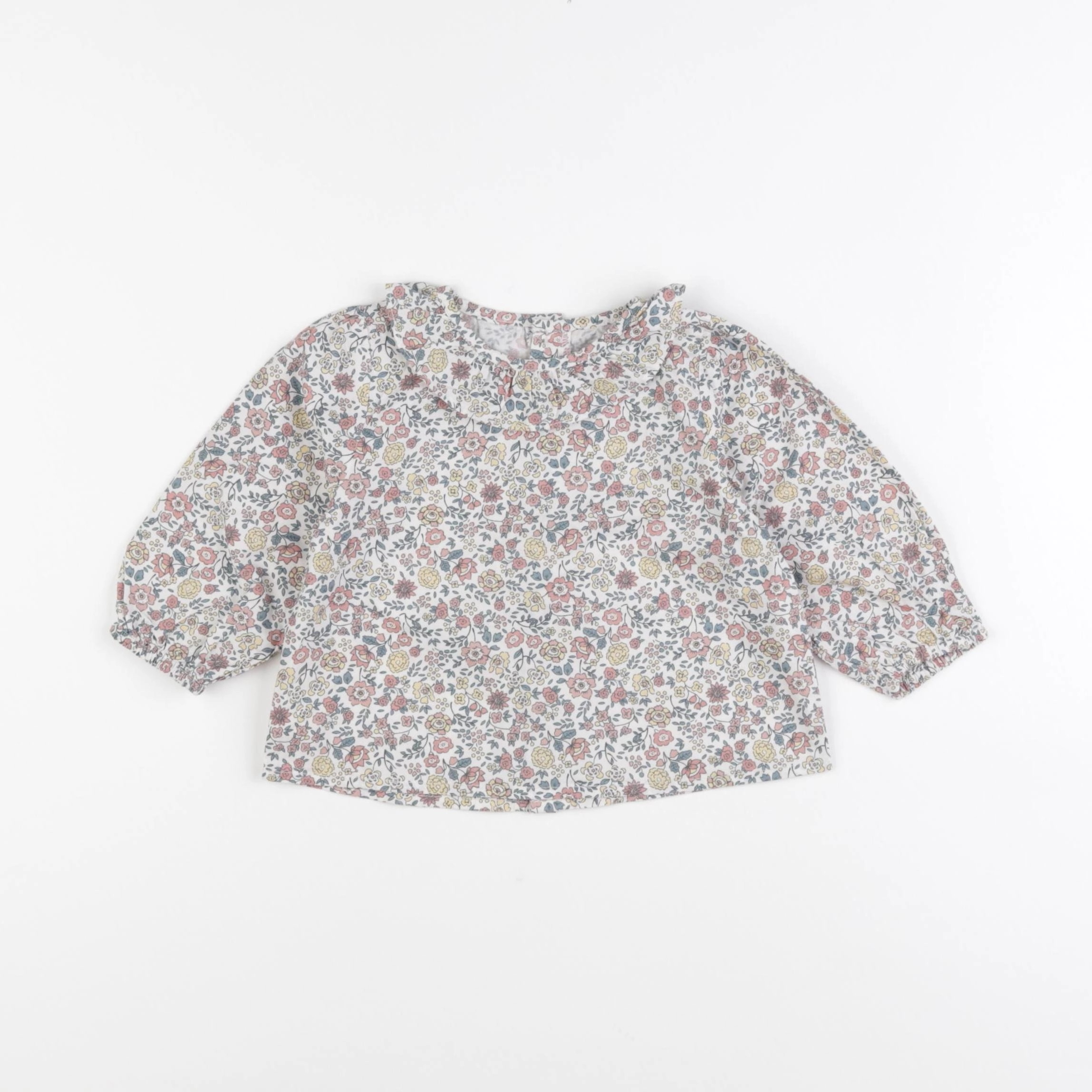 Vertbaudet - blouse multicolore - 9 mois