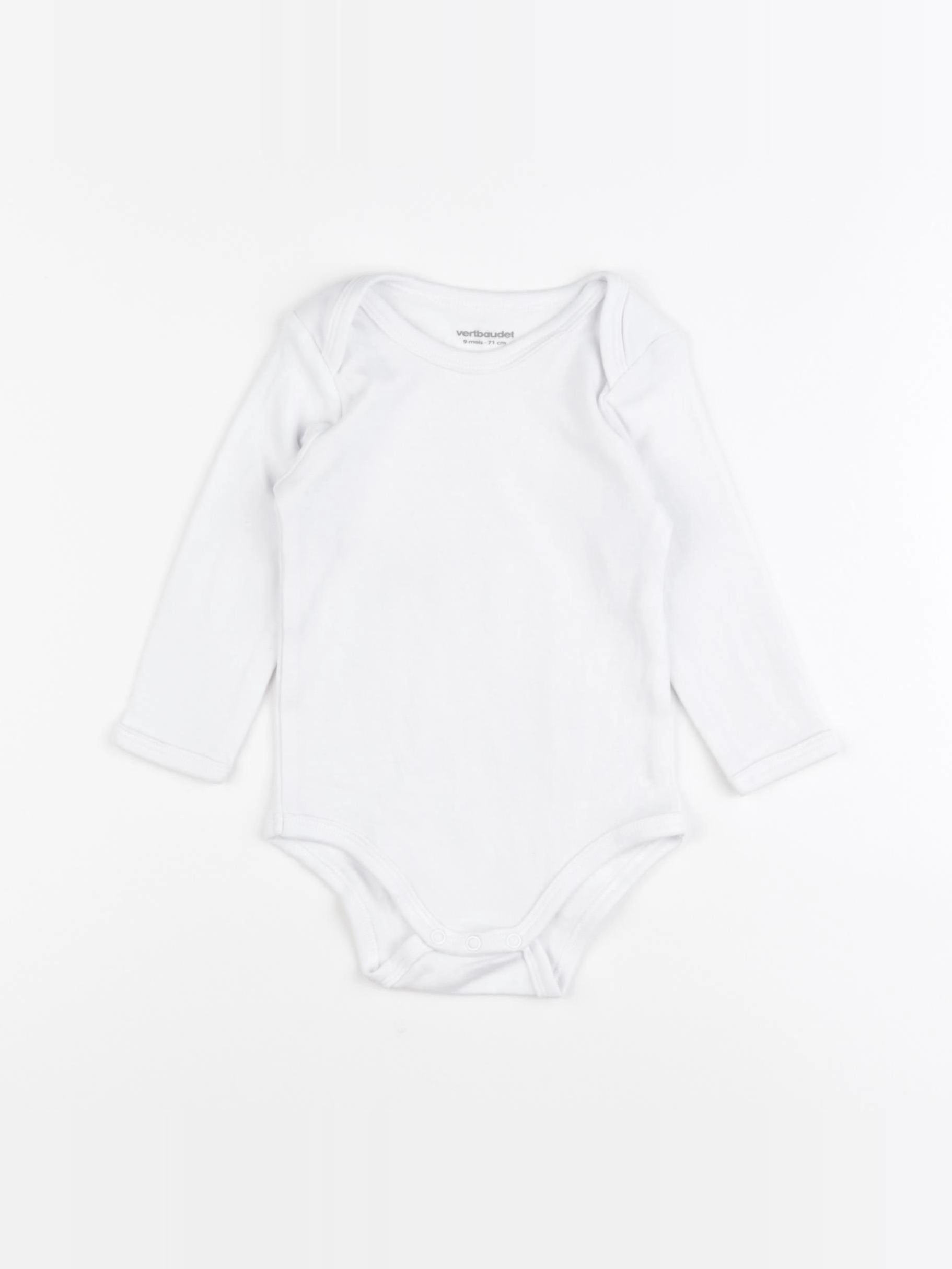 Vertbaudet - body blanc - 9 mois