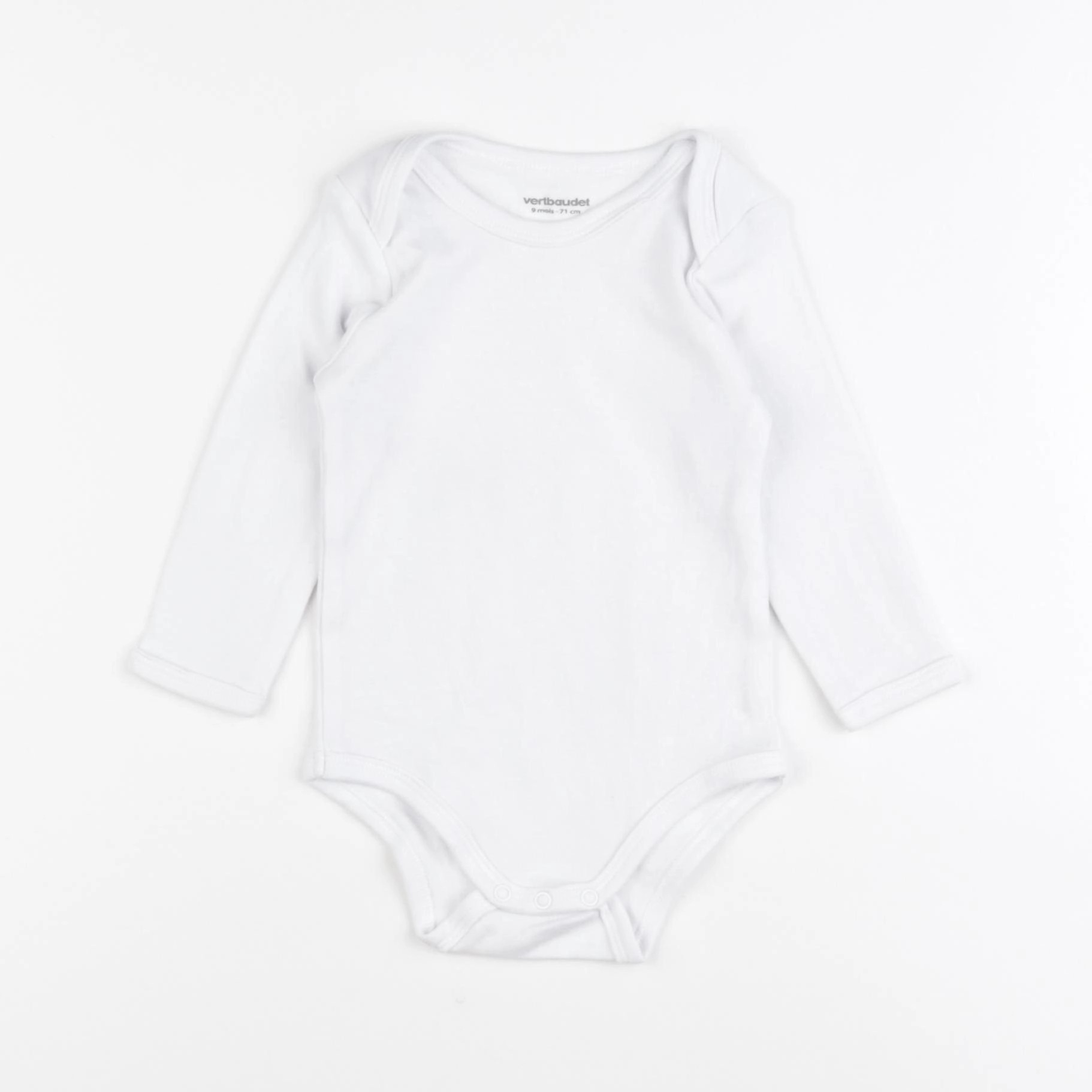 Vertbaudet - body blanc - 9 mois