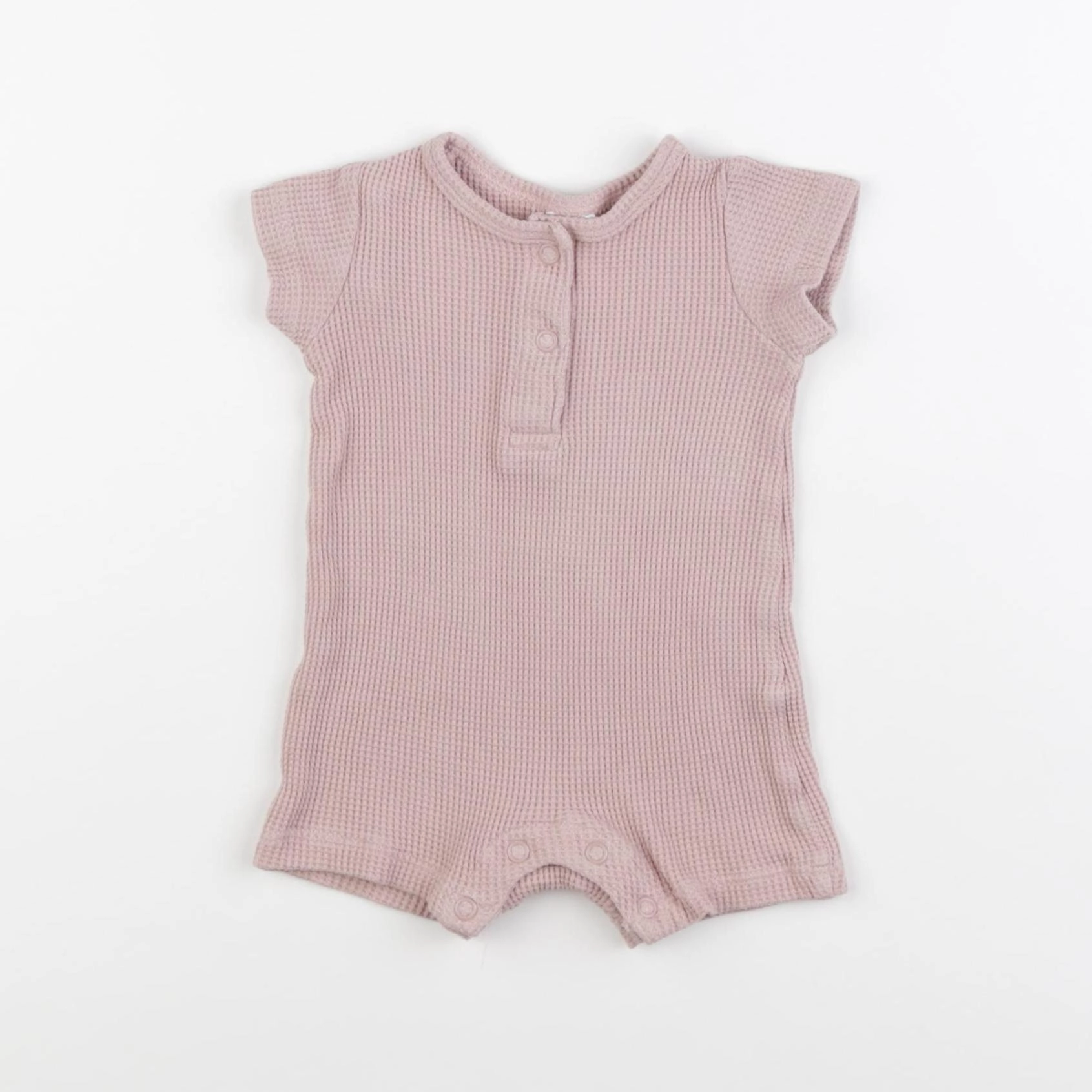 H&M - combinaison rose - 1/2 mois