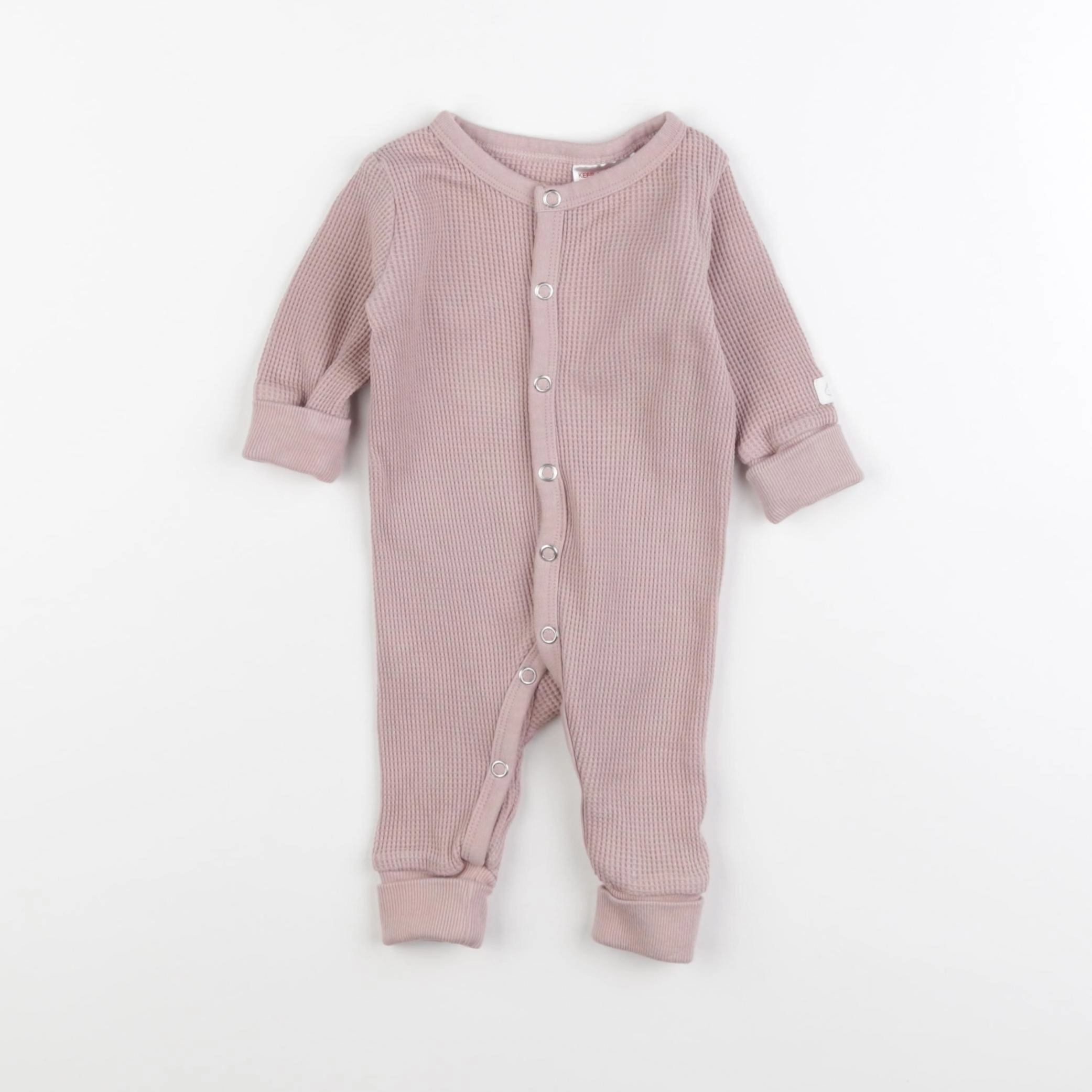 H&M - pyjama coton rose - 1/2 mois
