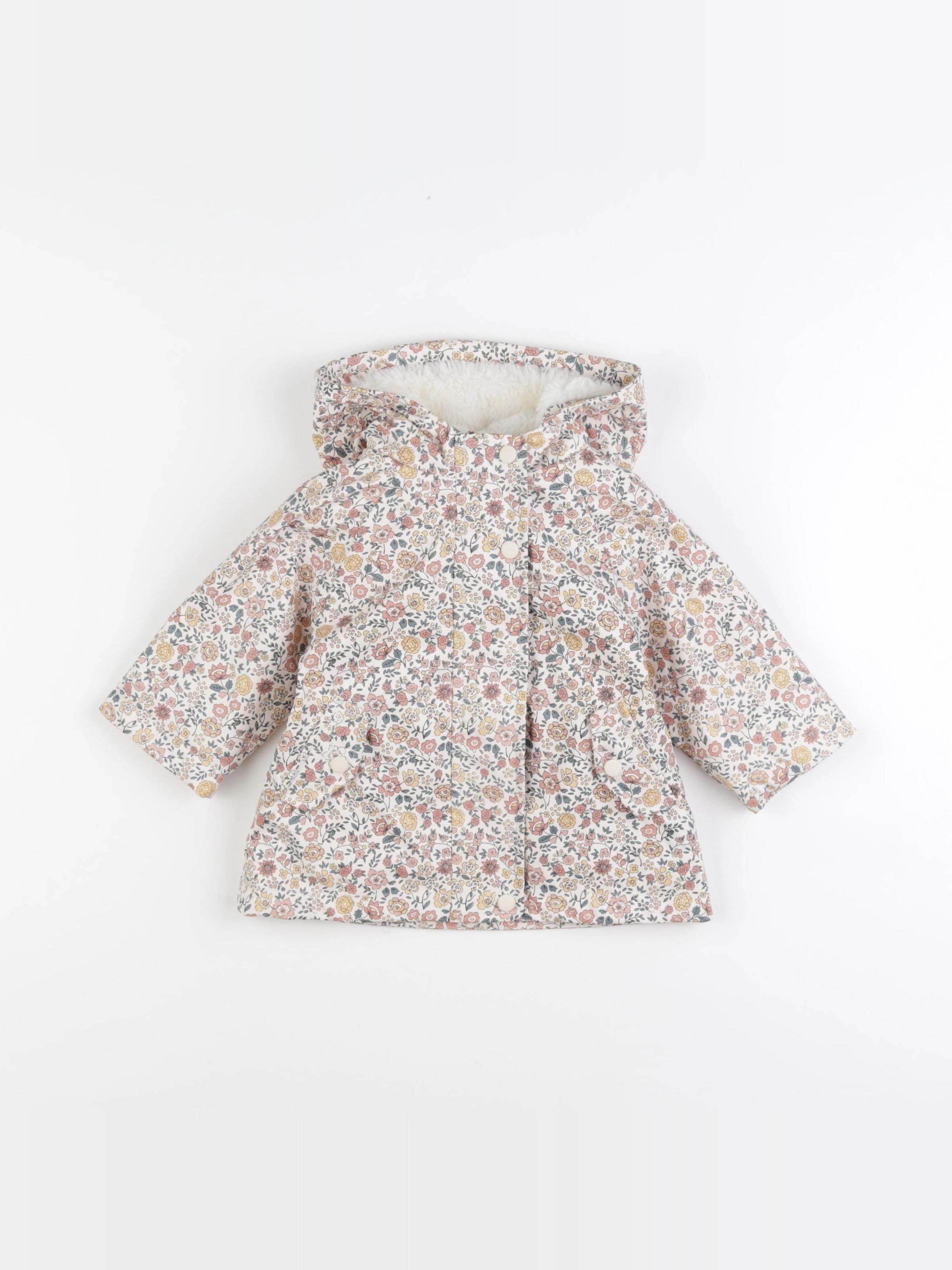 Vertbaudet - imperméable multicolore - 9 mois
