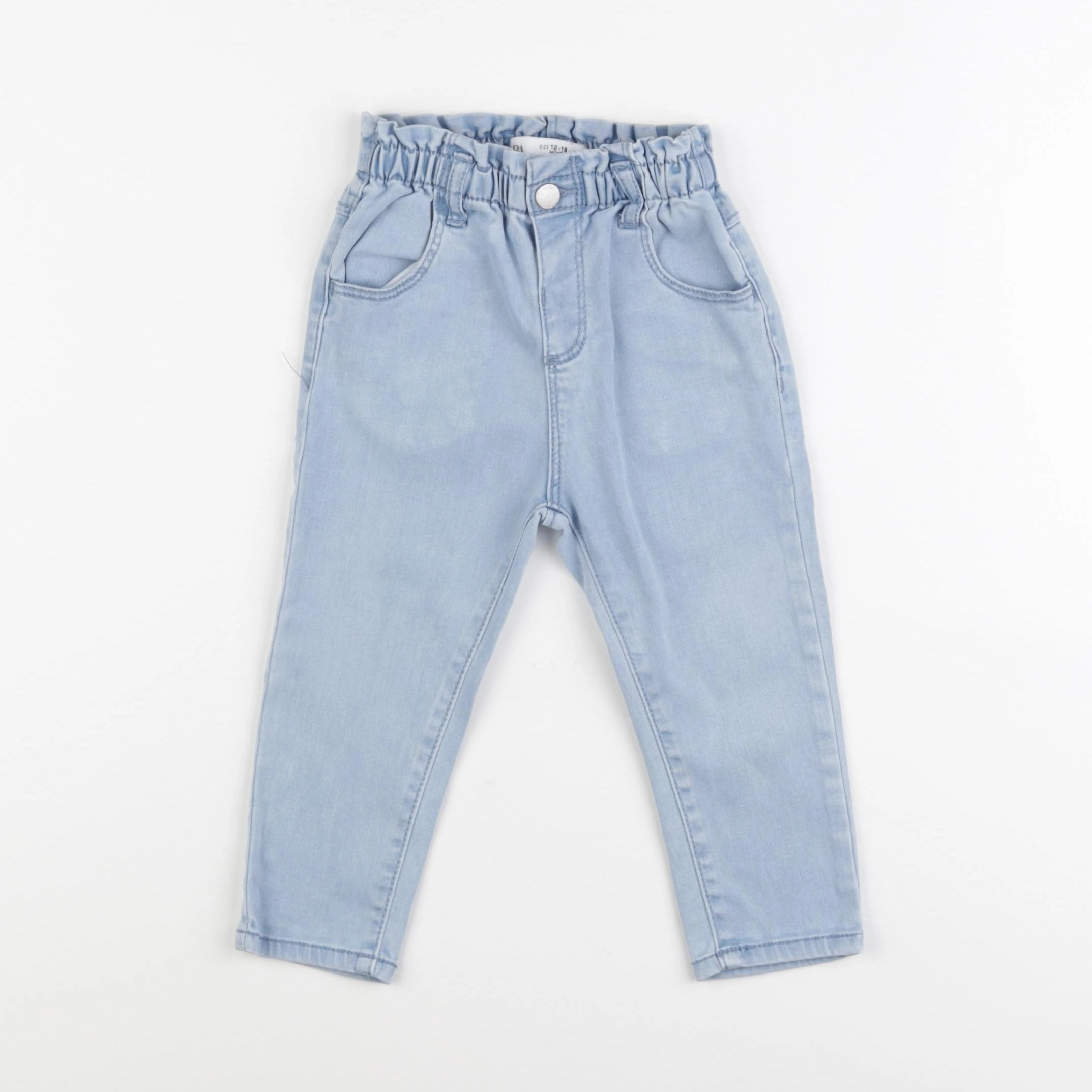 H&M - jean bleu - 12/18 mois