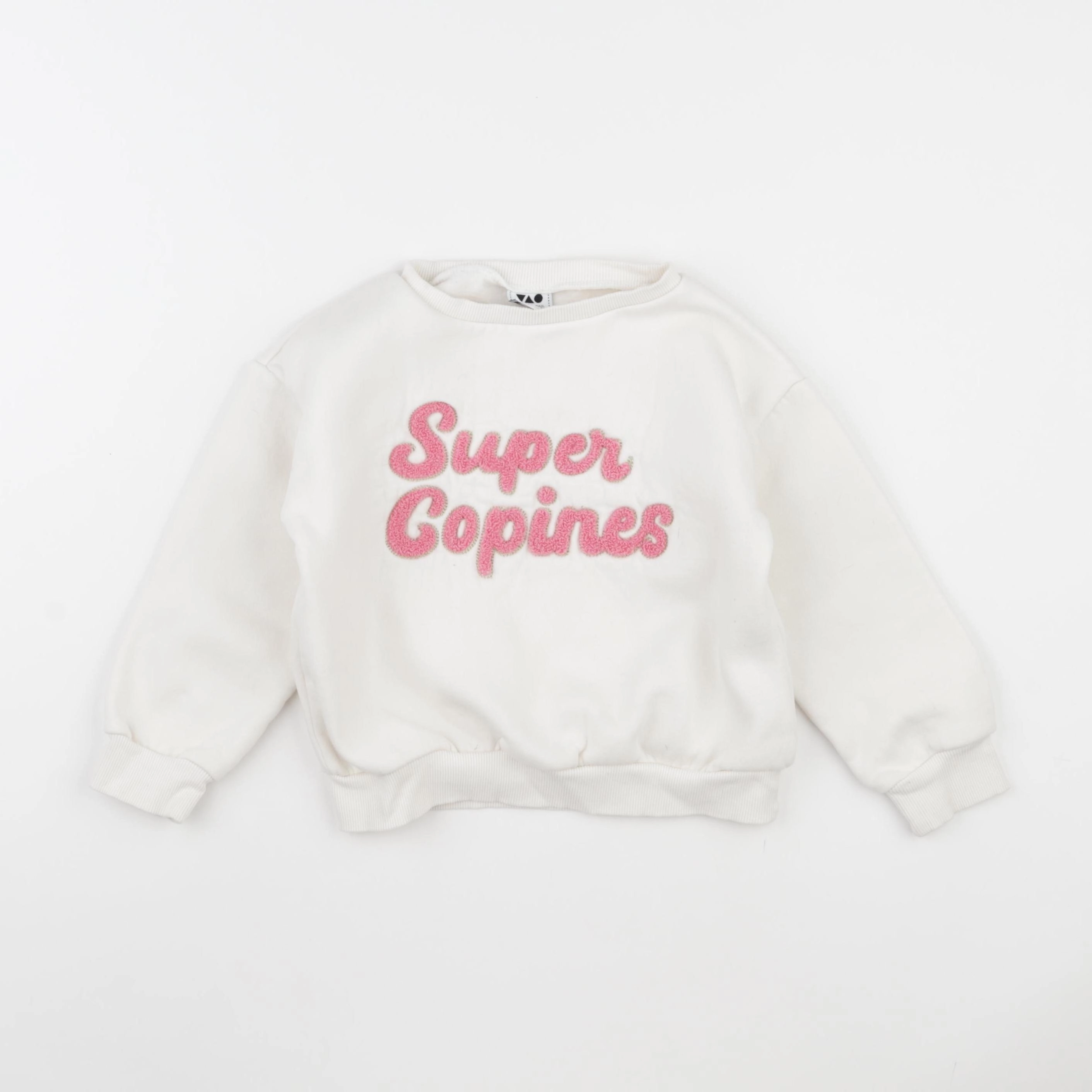 Tape à l'oeil - sweat blanc - 4 ans