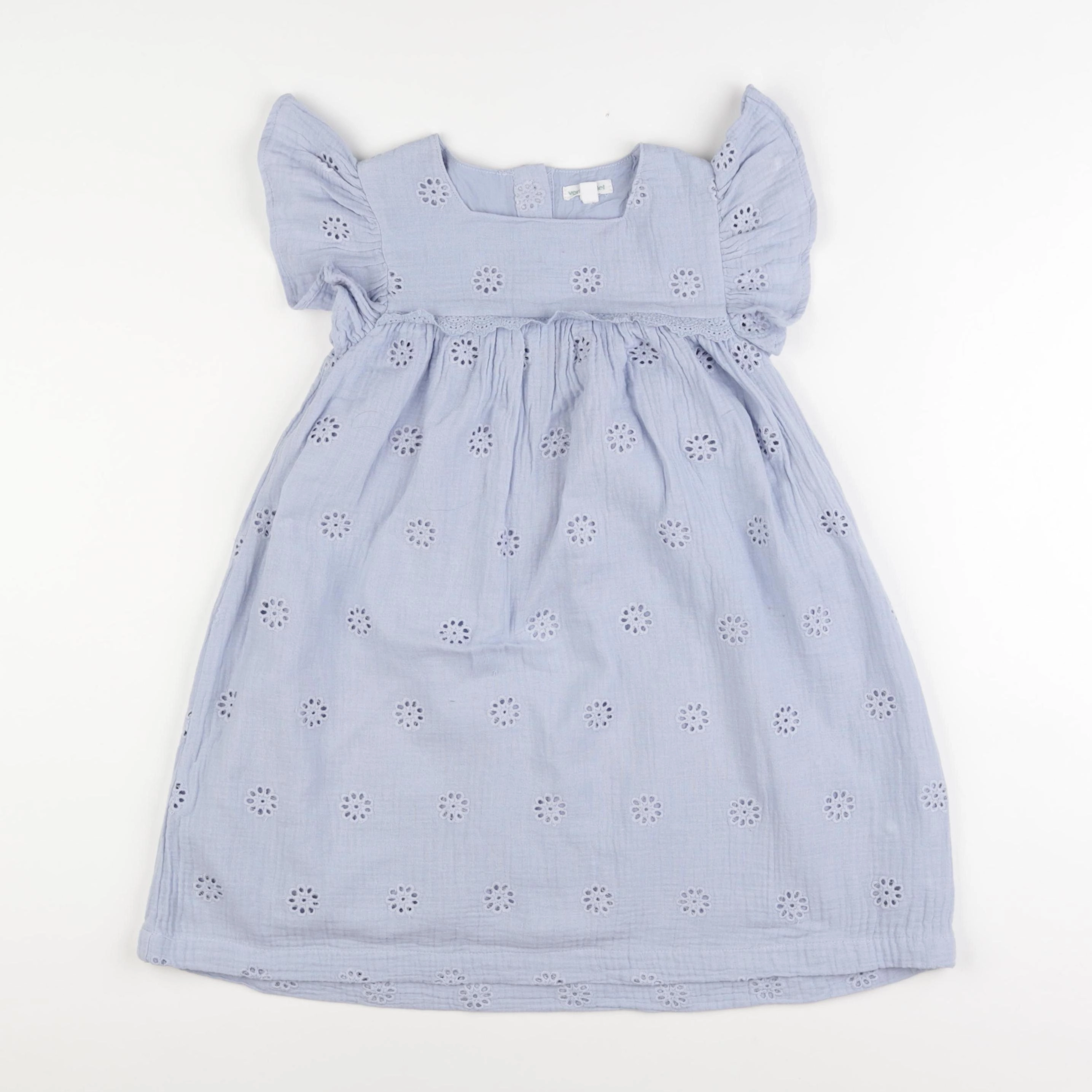 Vertbaudet - robe bleu - 7 ans