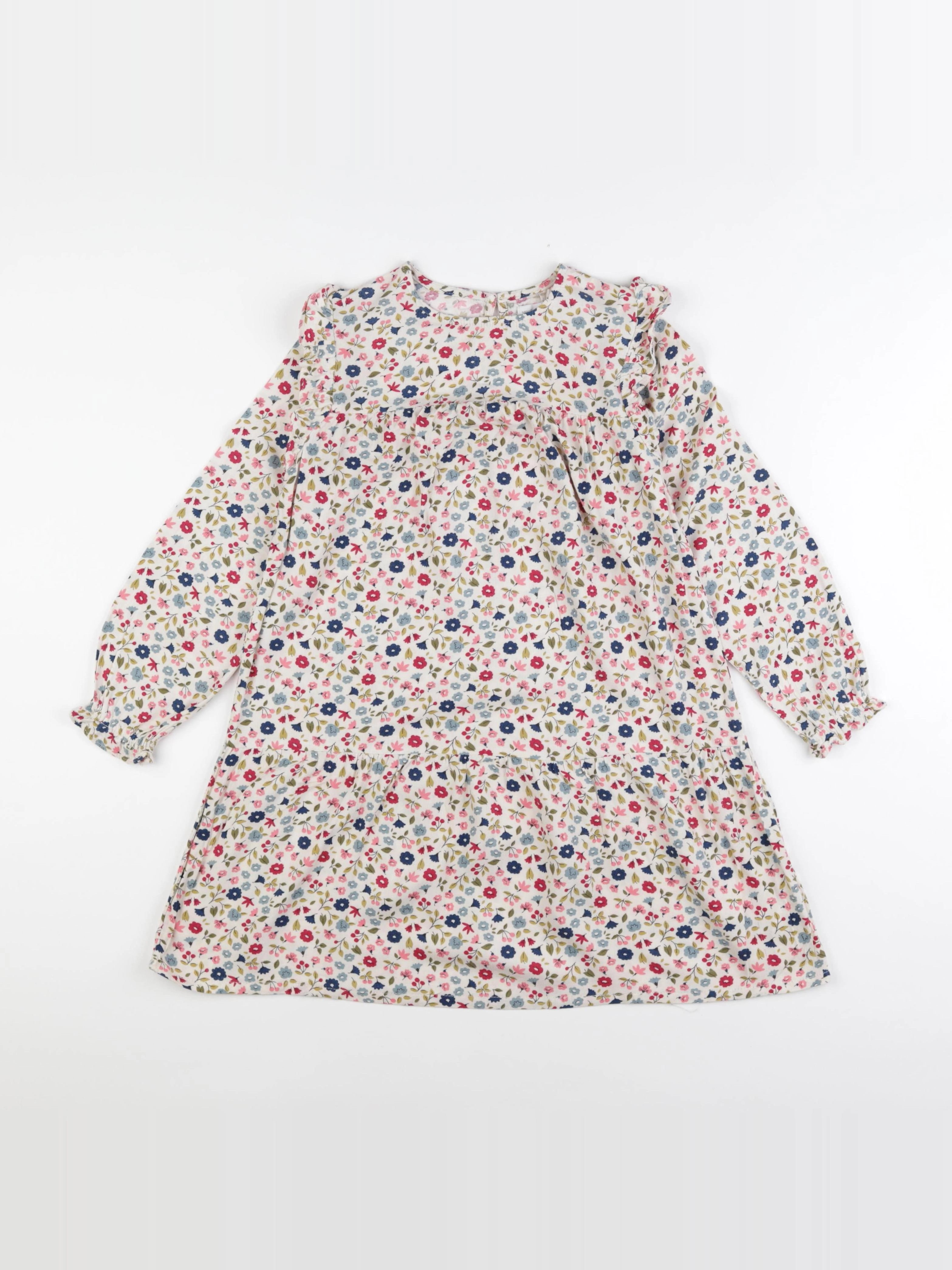 Vertbaudet - robe multicolore - 8 ans