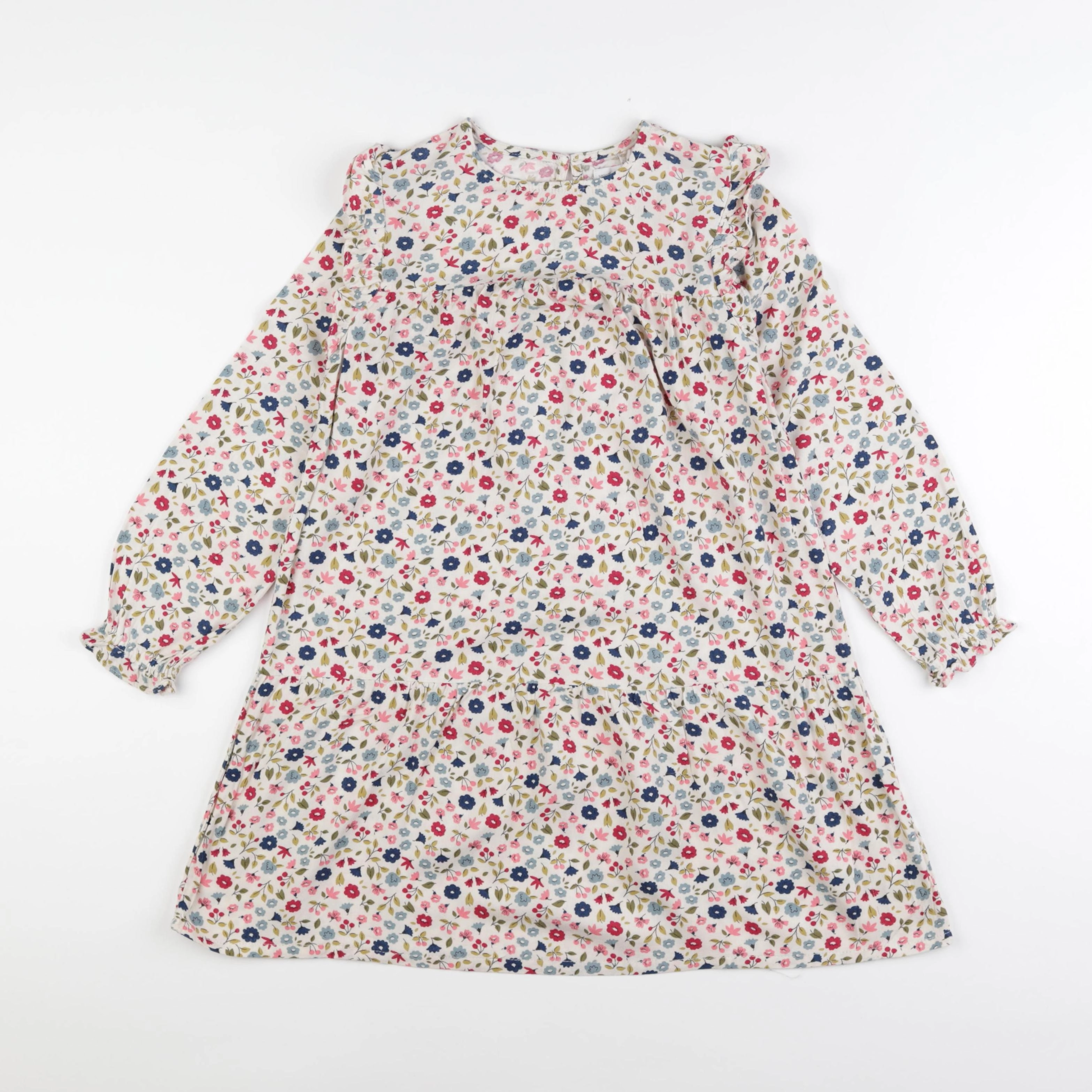 Vertbaudet - robe multicolore - 8 ans