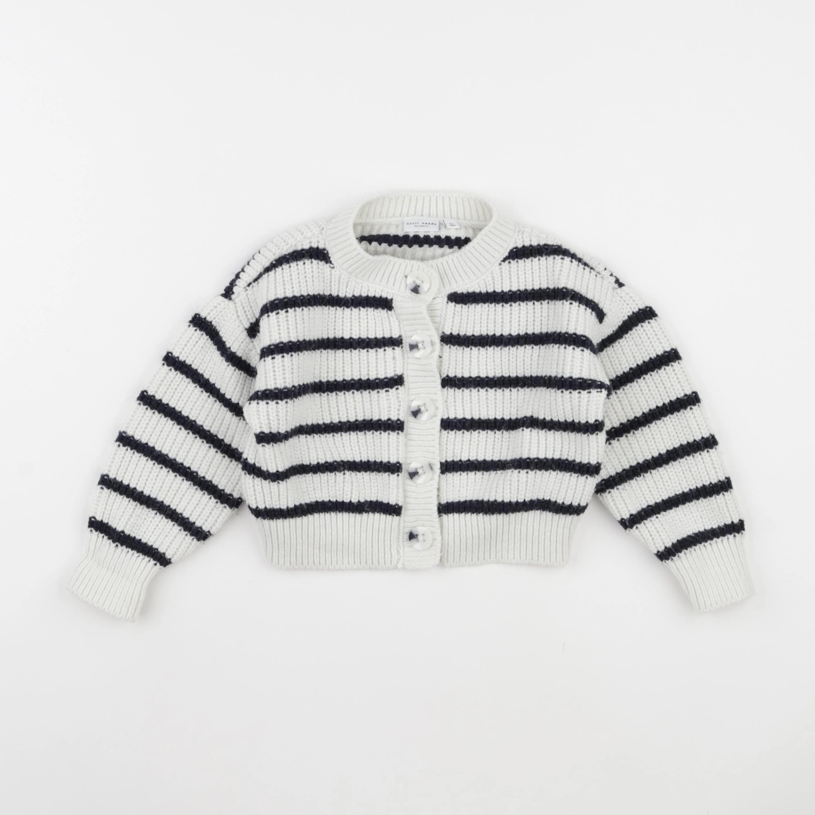 Name it - gilet blanc, bleu - 4 ans