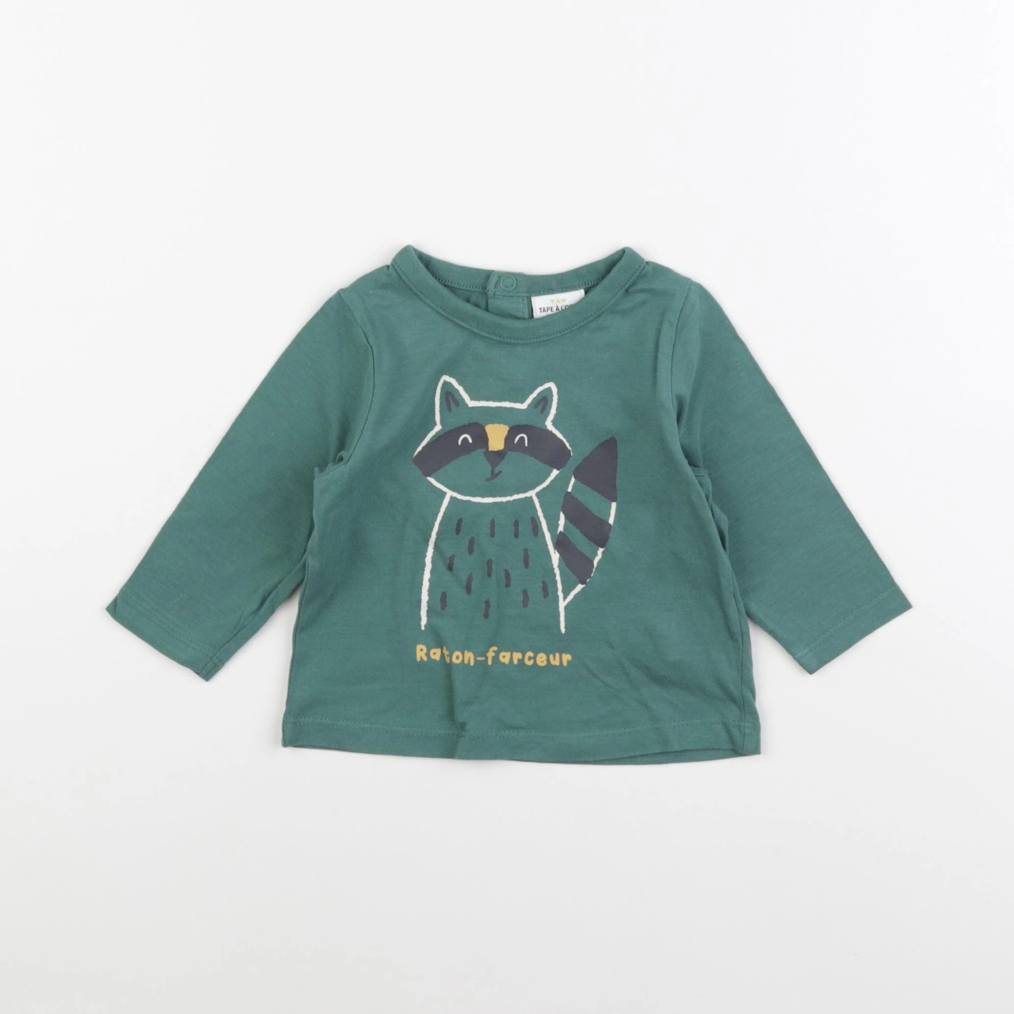 Tape à l'oeil - tee-shirt vert - 6 mois