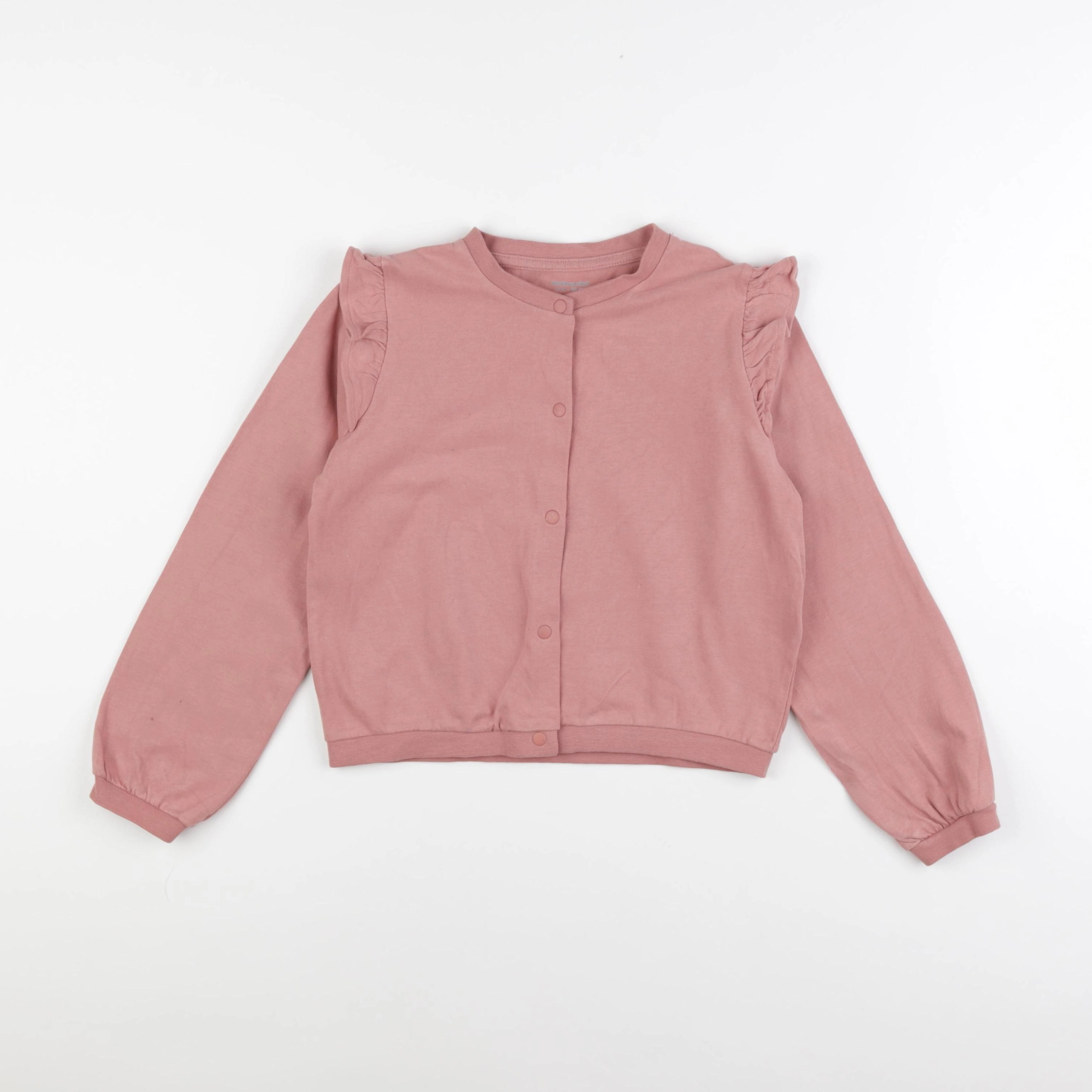 Vertbaudet - sweat rose - 8 ans