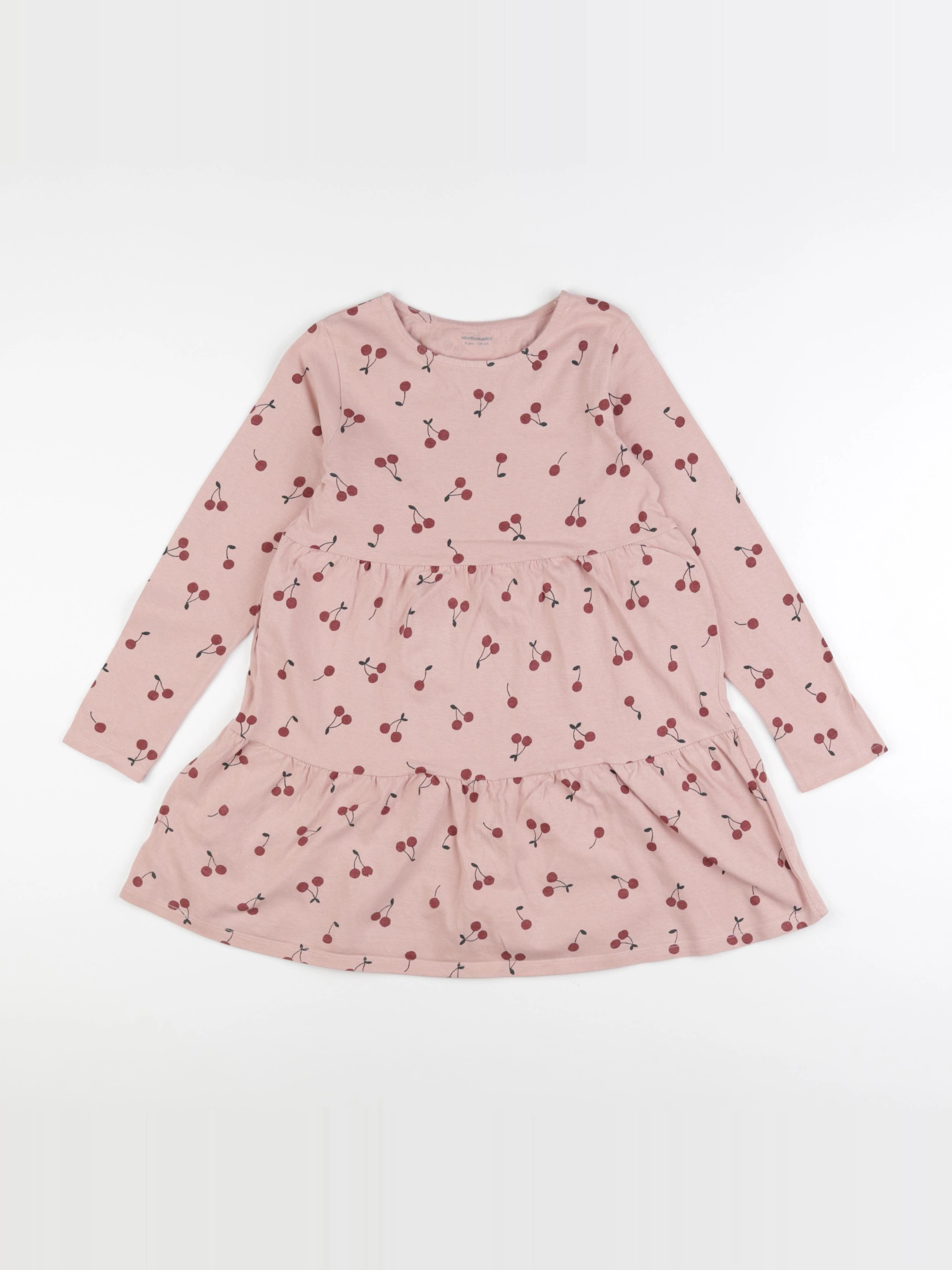 Vertbaudet - robe multicolore - 8 ans