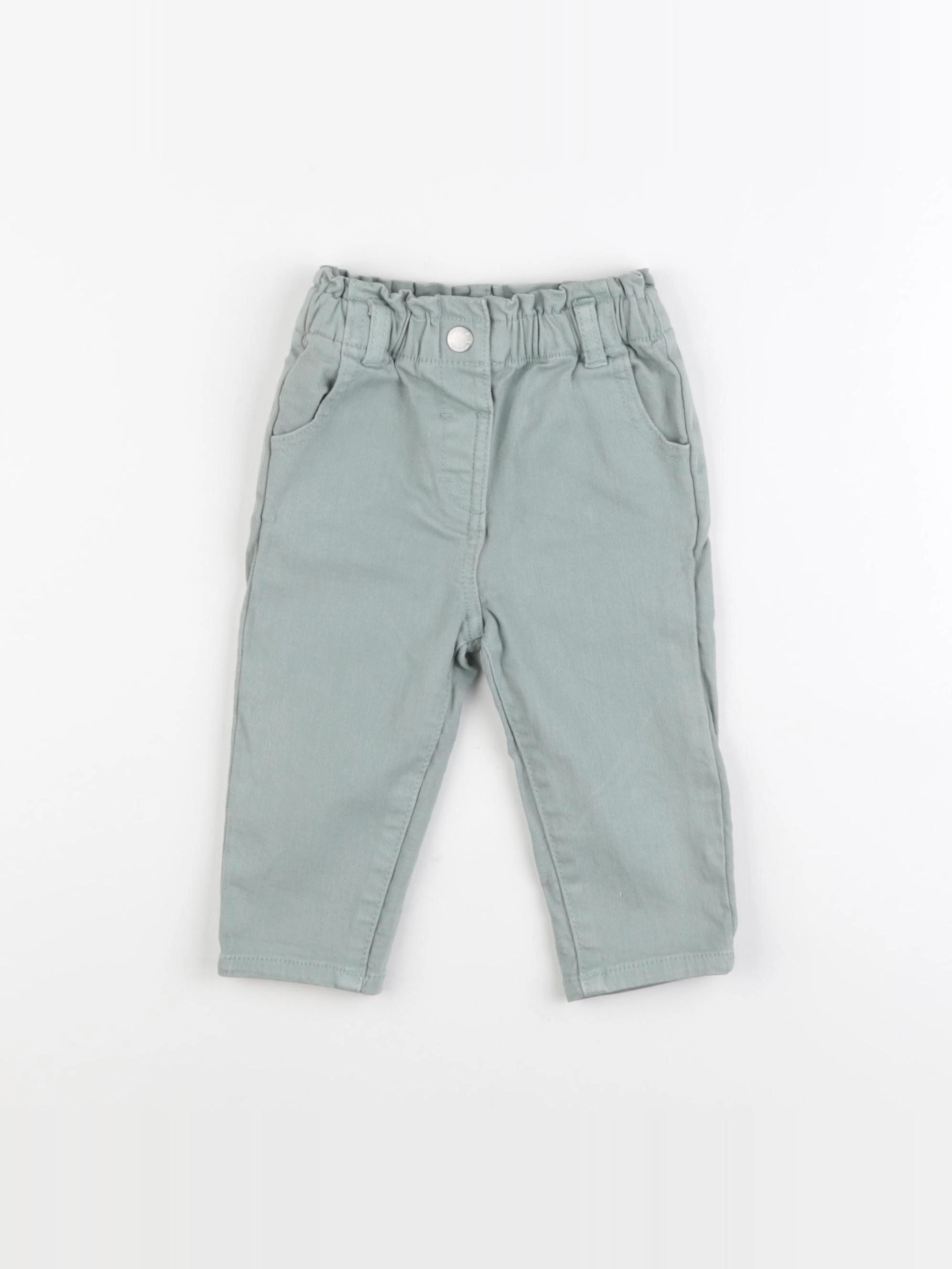 Cyrillus - pantalon vert - 12 mois