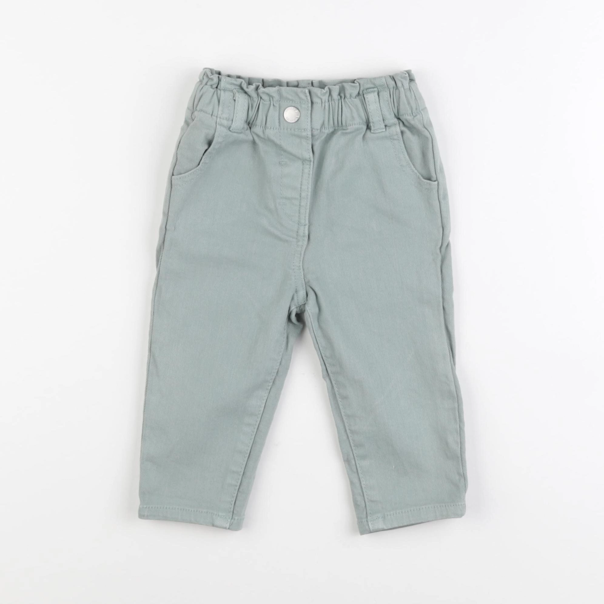 Cyrillus - pantalon vert - 12 mois