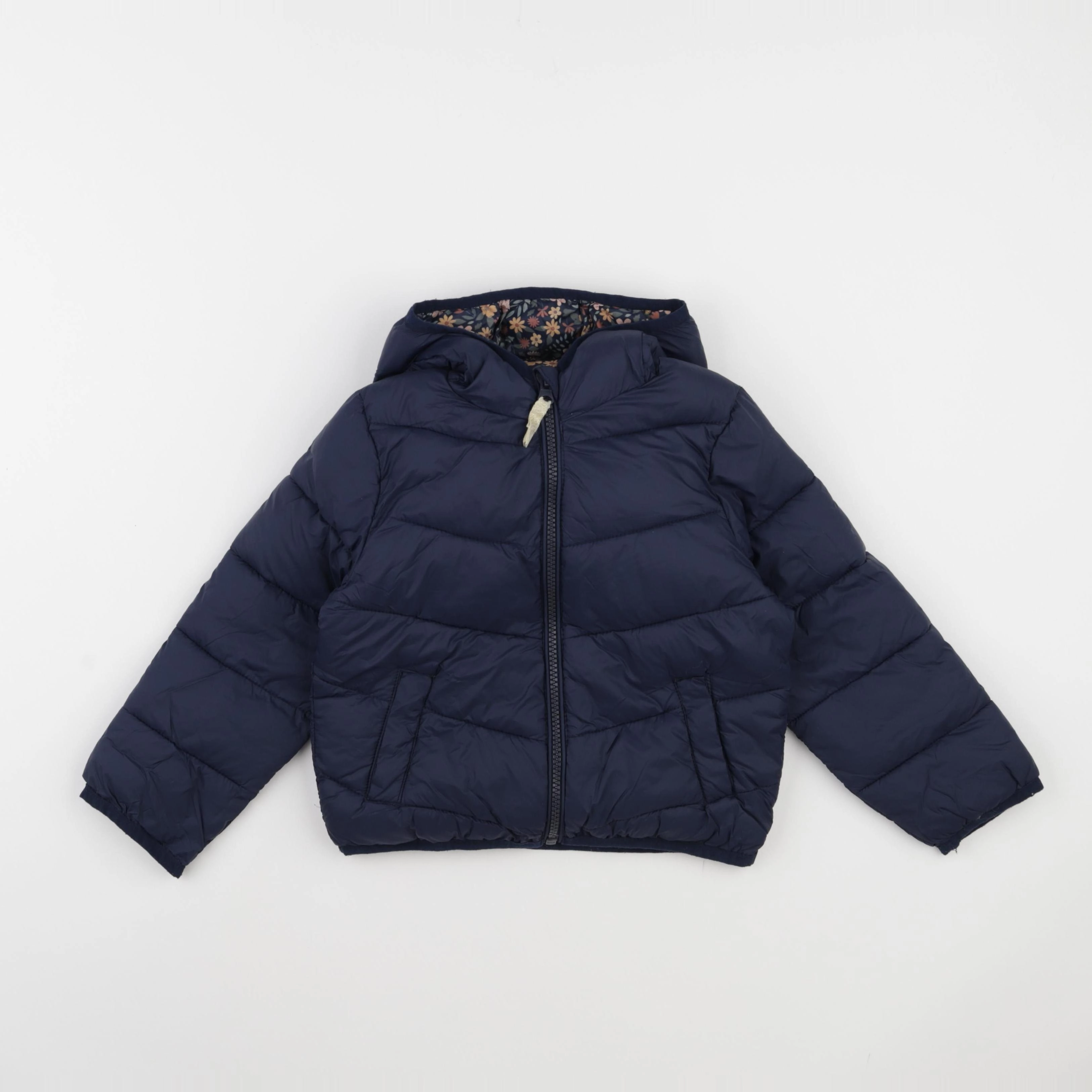 Vertbaudet - doudoune bleu - 4 ans