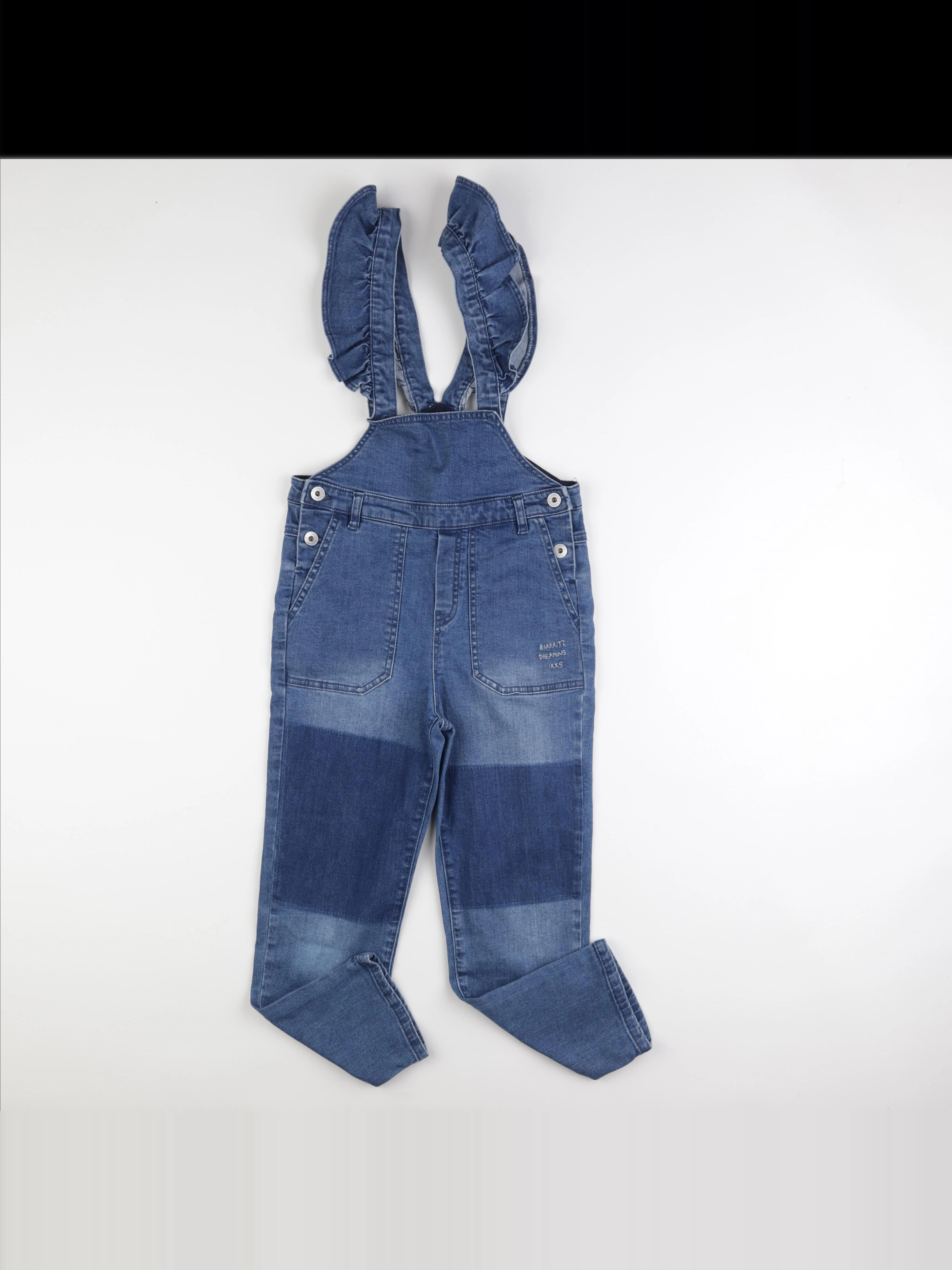 IKKS - salopette bleu - 10 ans