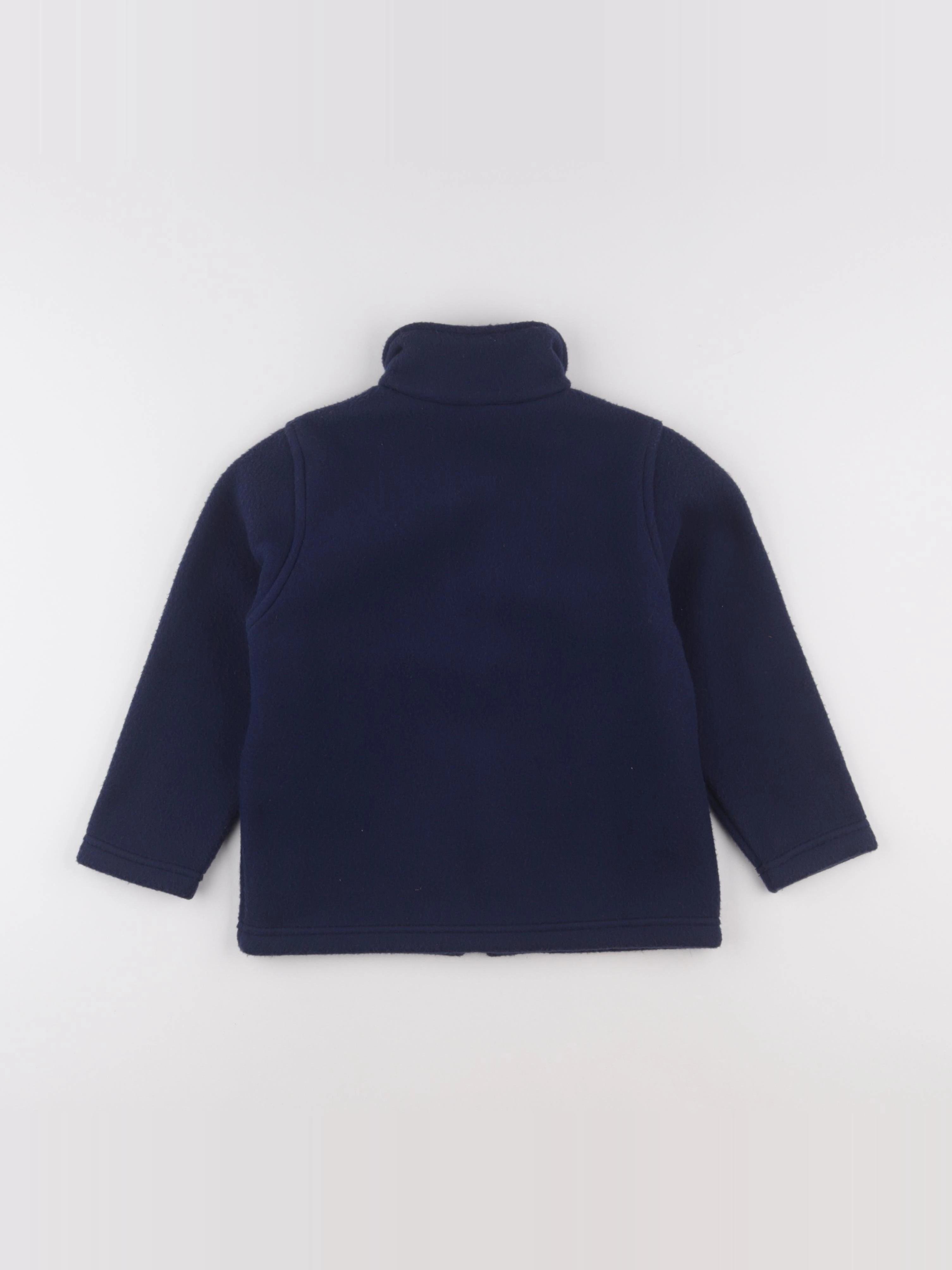 Vintage - polaire bleu - 5 ans